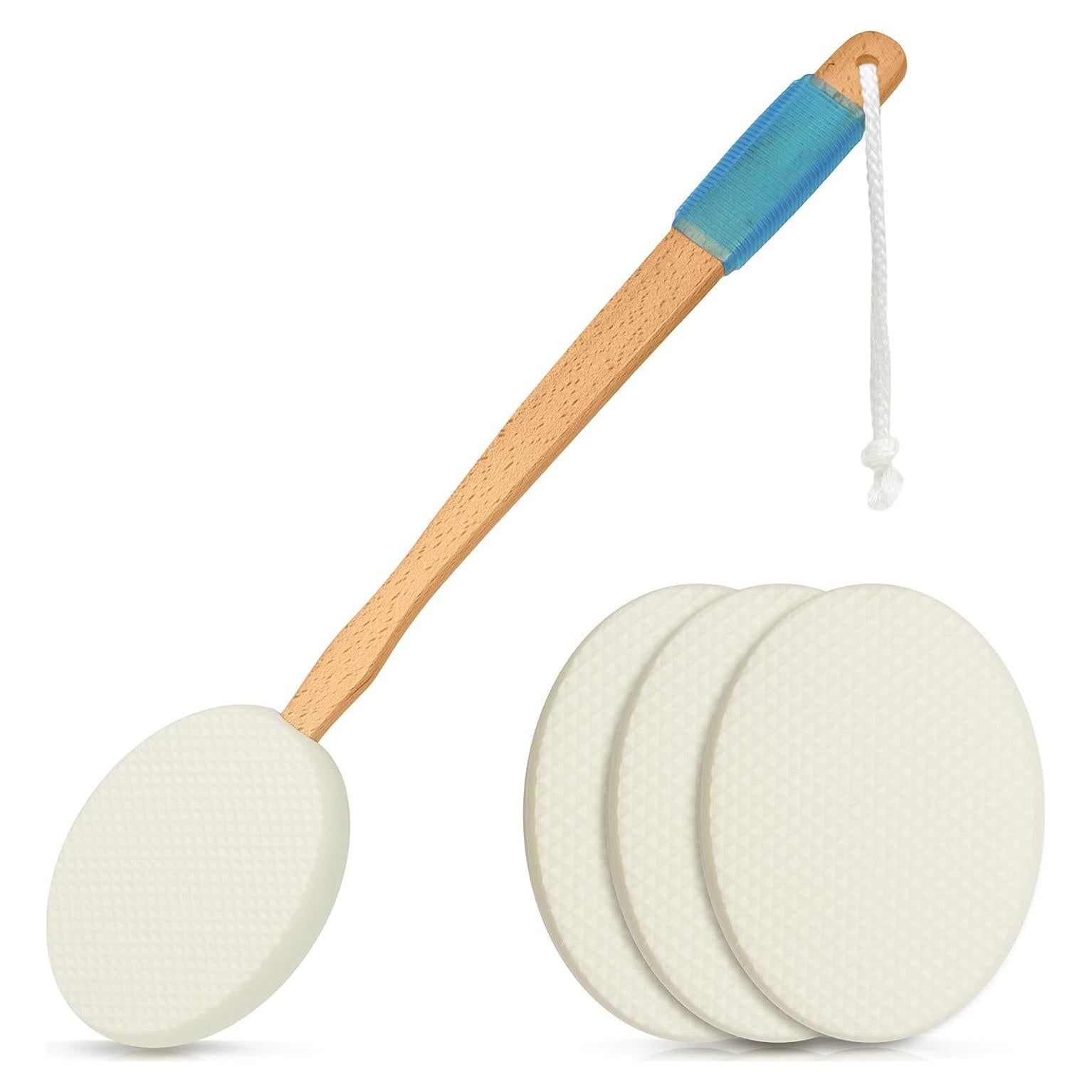 Aplicador de Loción RMS con Mango Largo y 4 Almohadillas