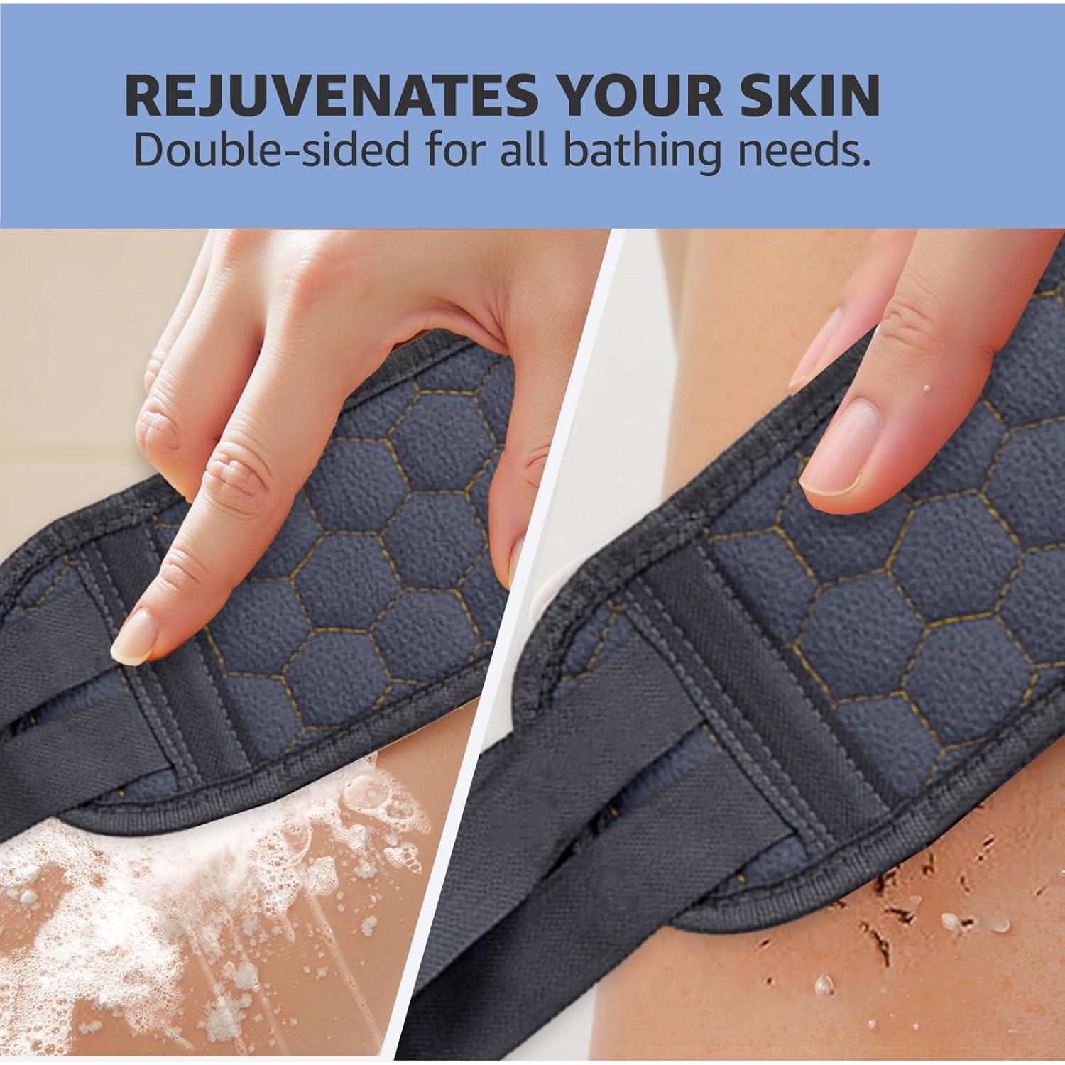 Esfregador de Espalda XNXA 101.6 cm Doble Lado Exfoliante