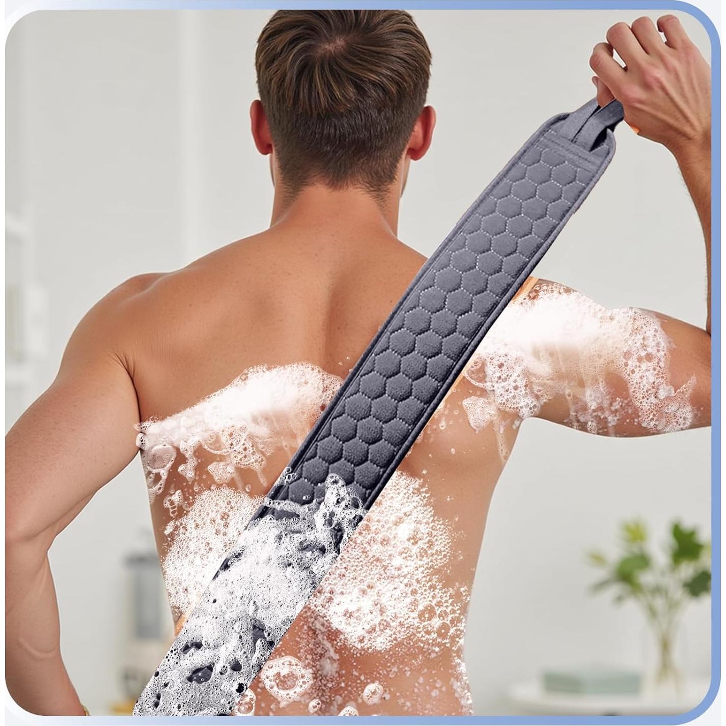 Esfregador de Espalda XNXA 101.6 cm Doble Lado Exfoliante