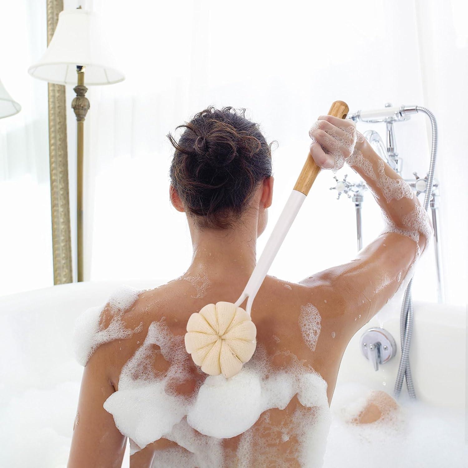 Cepillo de Espalda BTYMS 43 cm Doble Cara Exfoliante