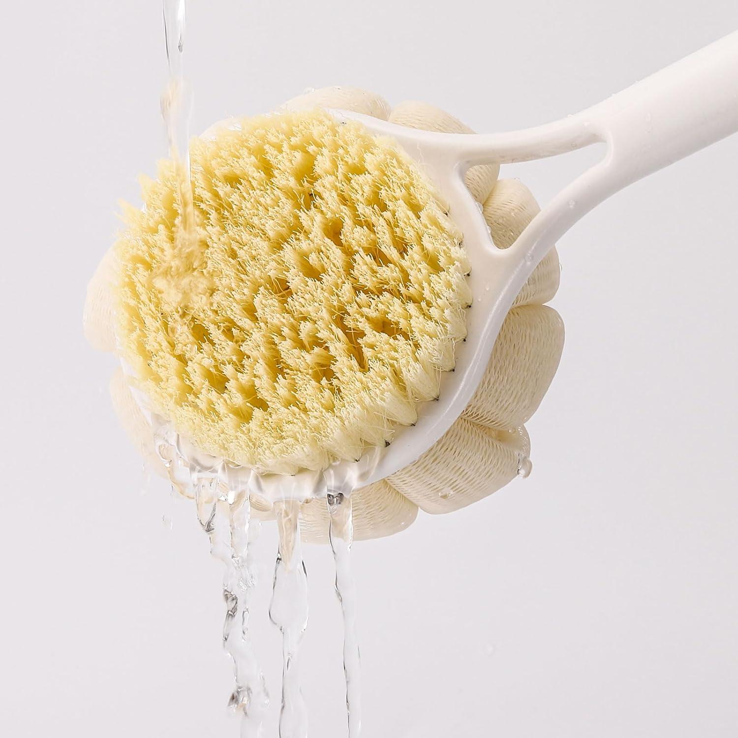 Cepillo de Espalda BTYMS 43 cm Doble Cara Exfoliante