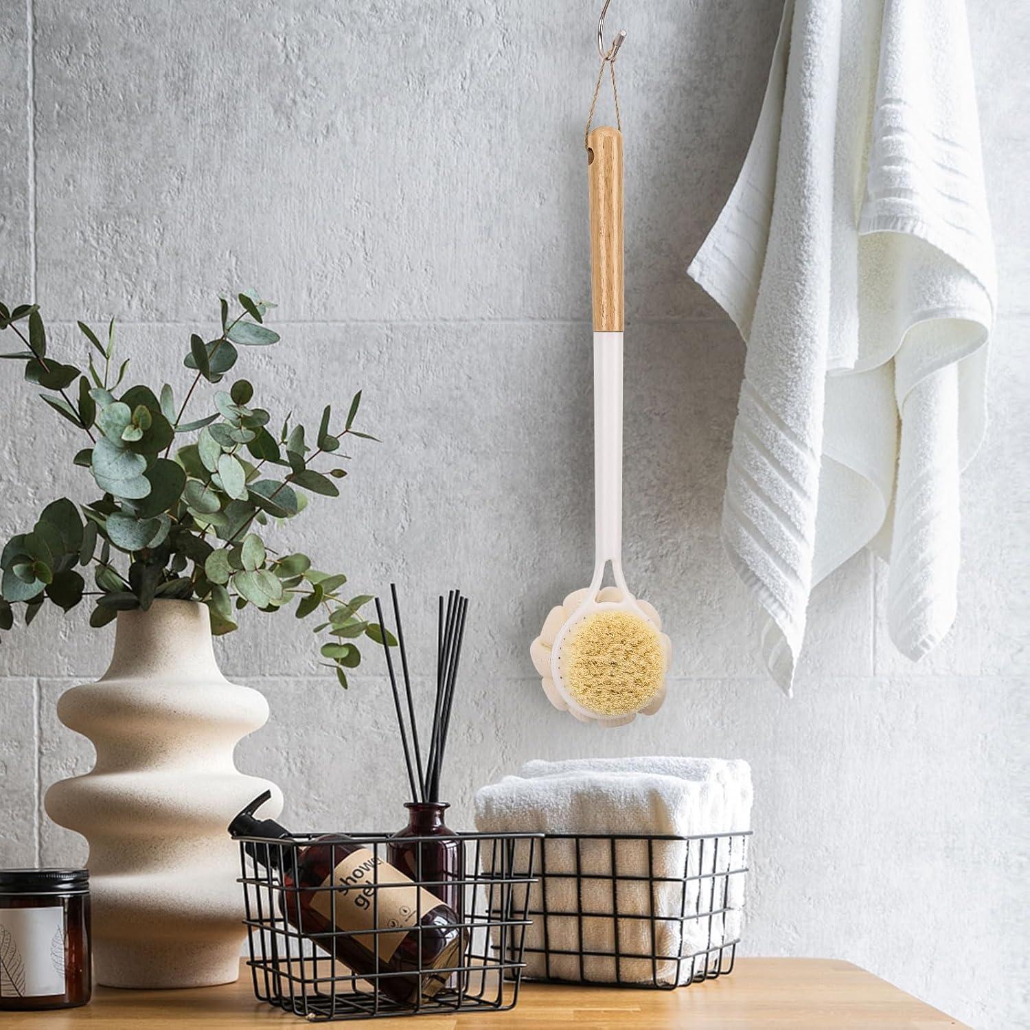 Cepillo de Espalda BTYMS 43 cm Doble Cara Exfoliante