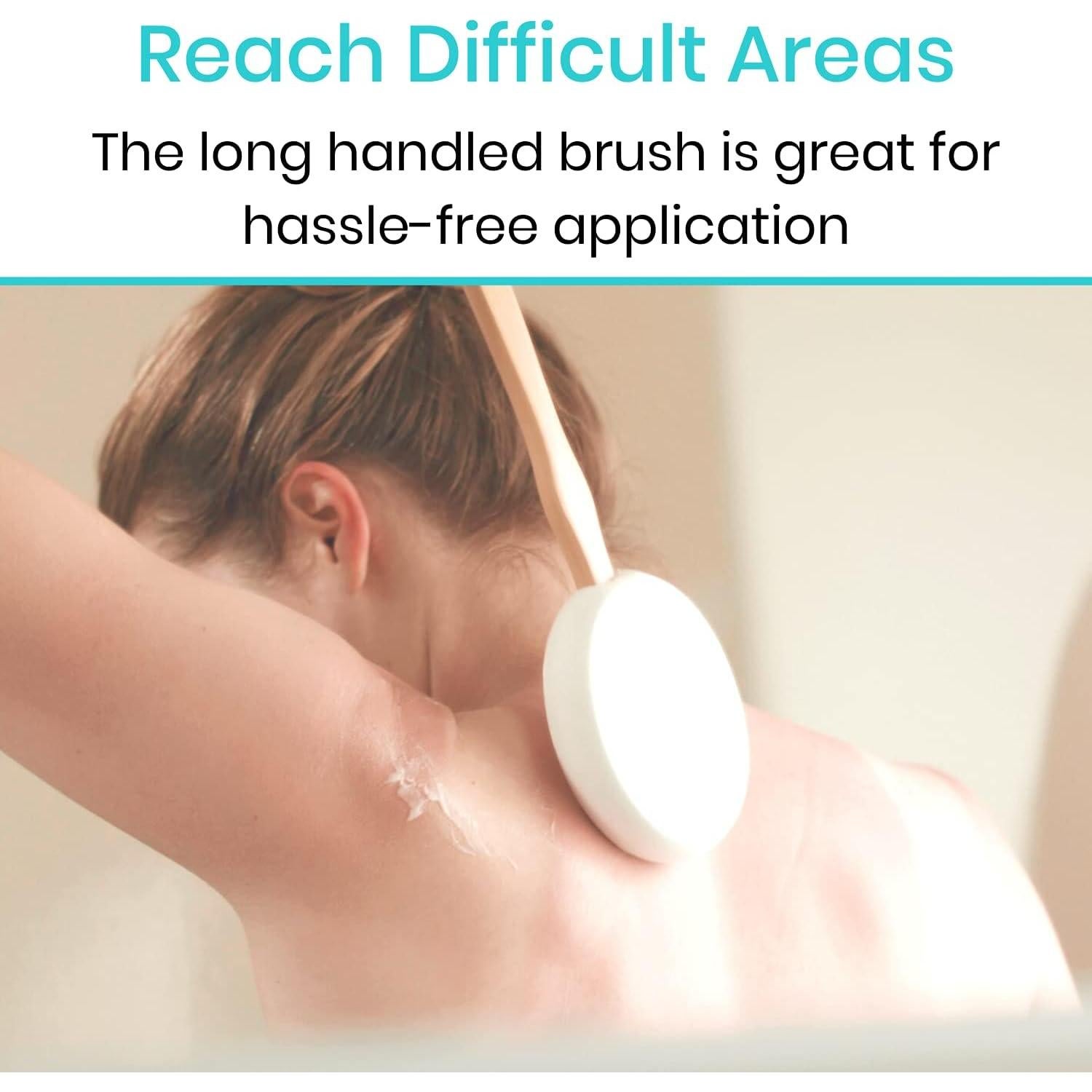 Aplicador de Loción Vive 44.5 cm - Mango Largo para Espalda y Pies