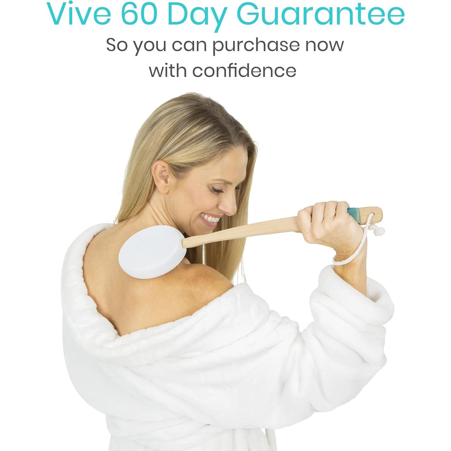 Aplicador de Loción Vive 44.5 cm - Mango Largo para Espalda y Pies