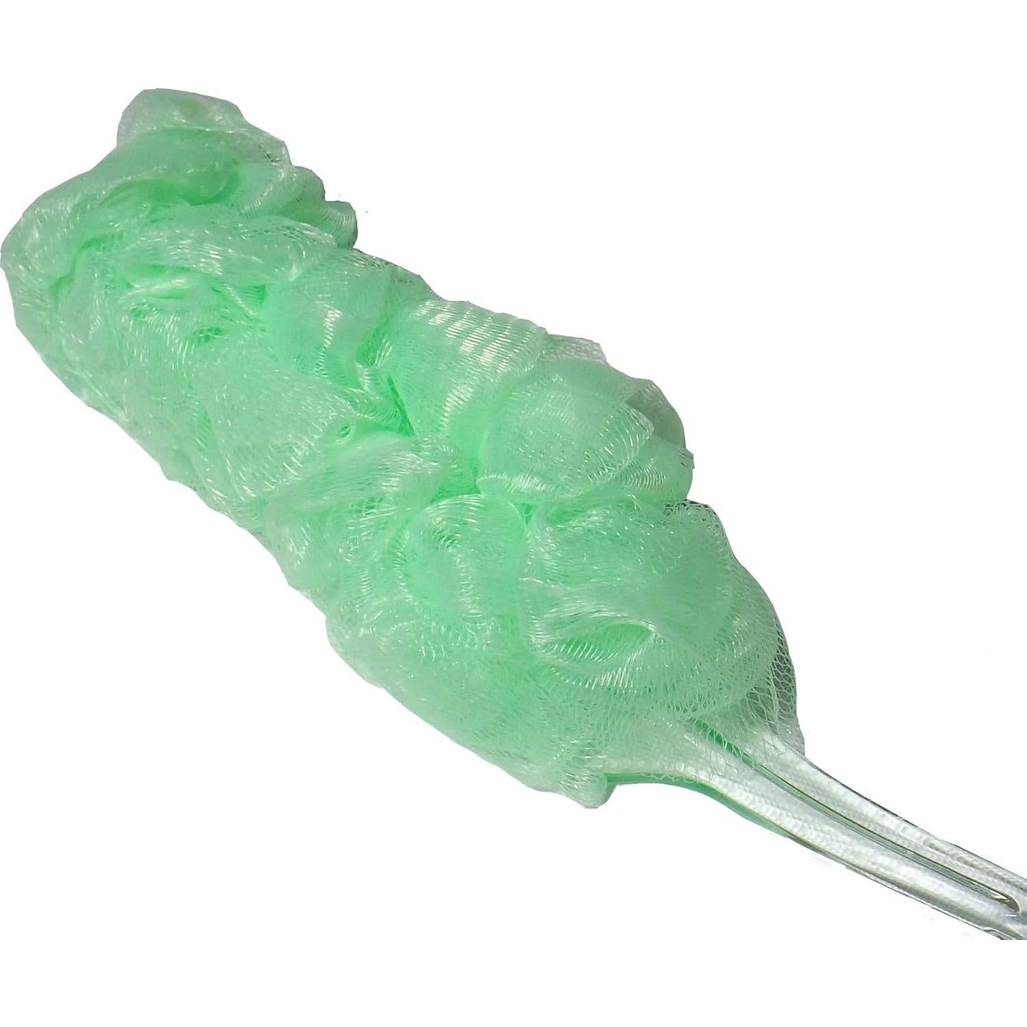 Esponja de Baño Suave QQC con Mango Largo 42.9cm Verde