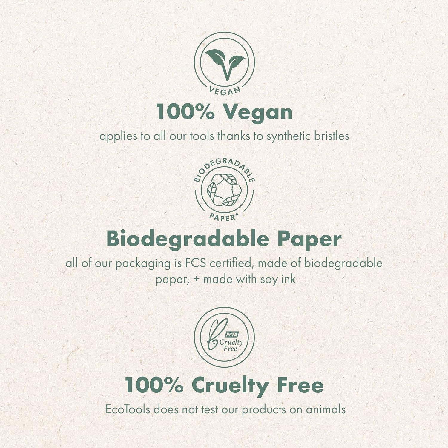 Aplicador de Bronceado EcoTools Good Tan, Mango Largo 35cm