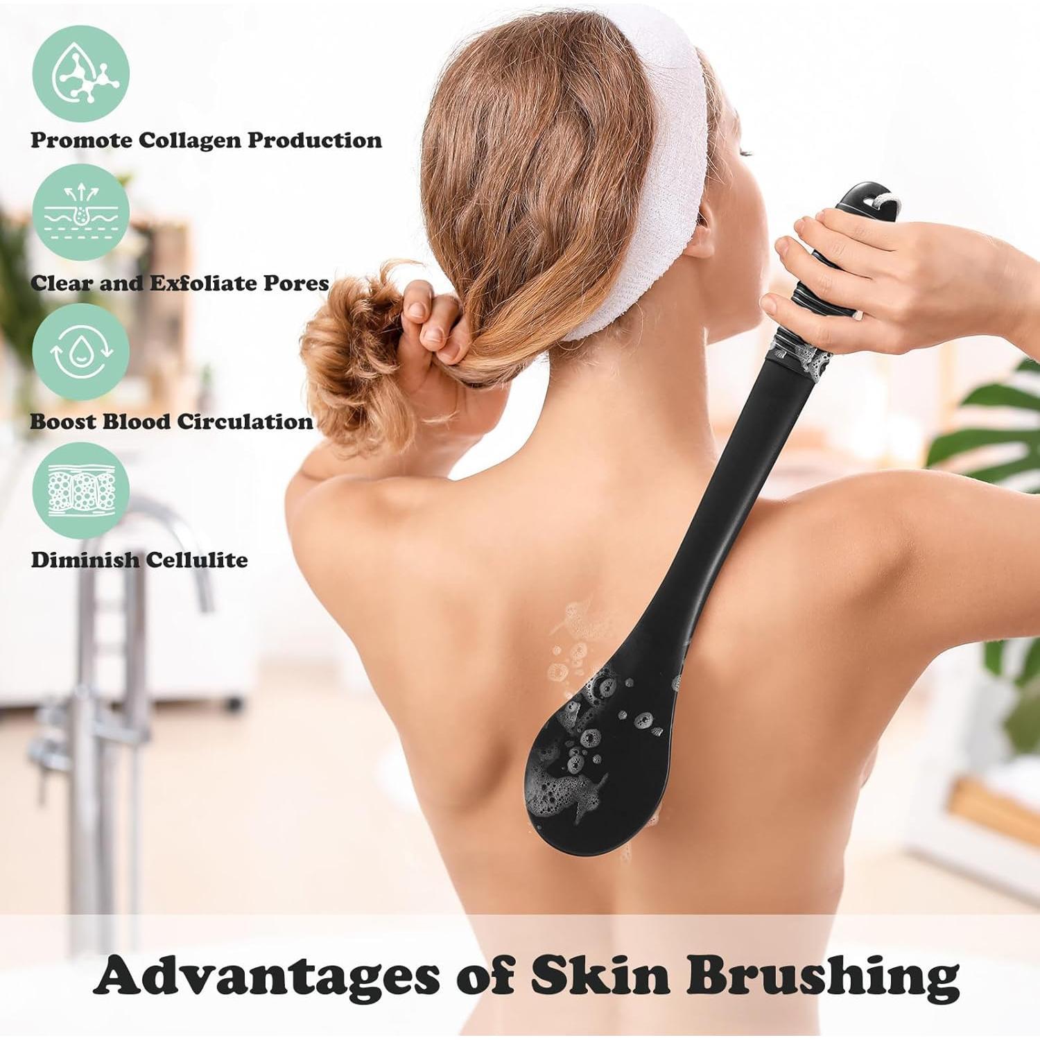 Exfoliador de Espalda ROLIZOE 43 cm Antideslizante para Ducha