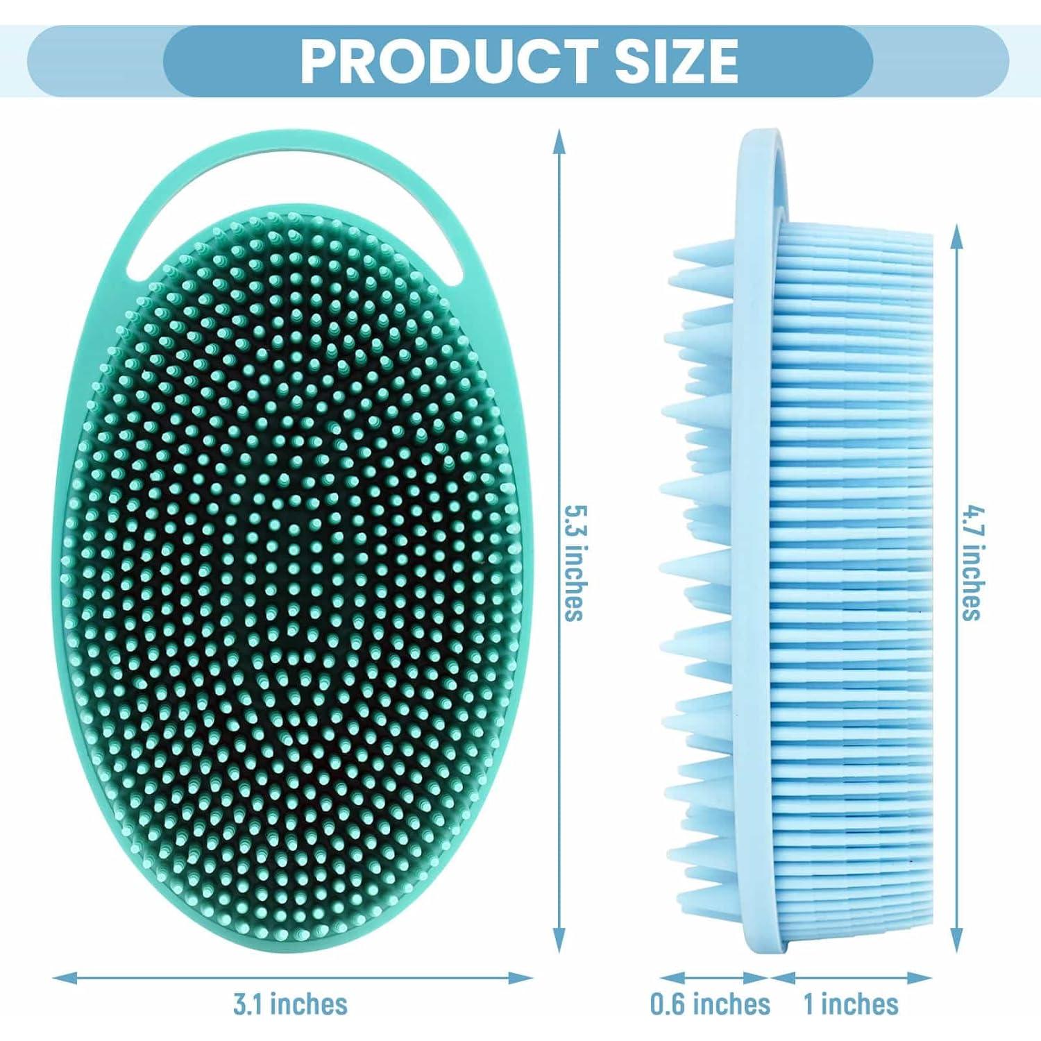 Exfoliador Corporal de Silicona Uormsici 2 en 1 para Ducha