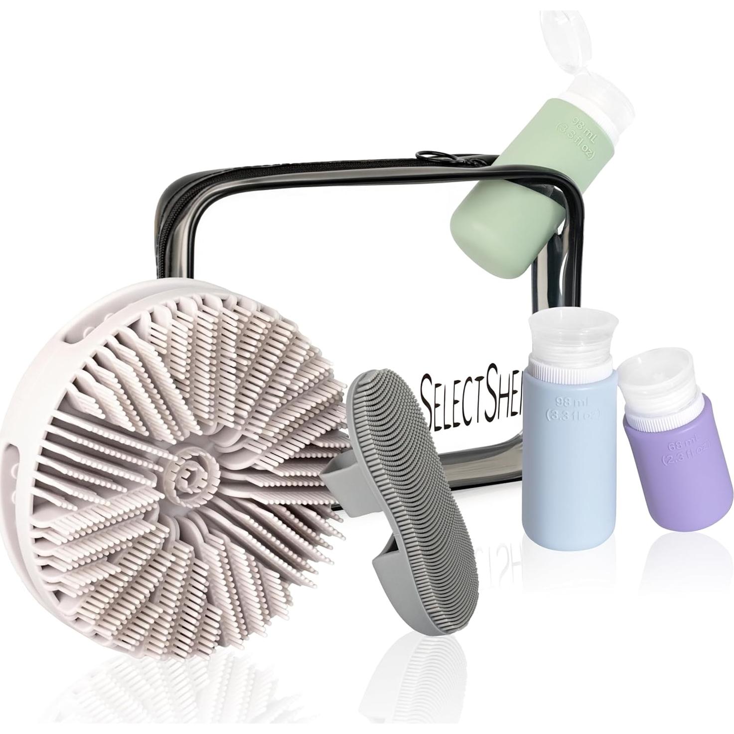 Juego de Exfoliantes Corporales de Silicona SelectShen - Suave y Ecológico