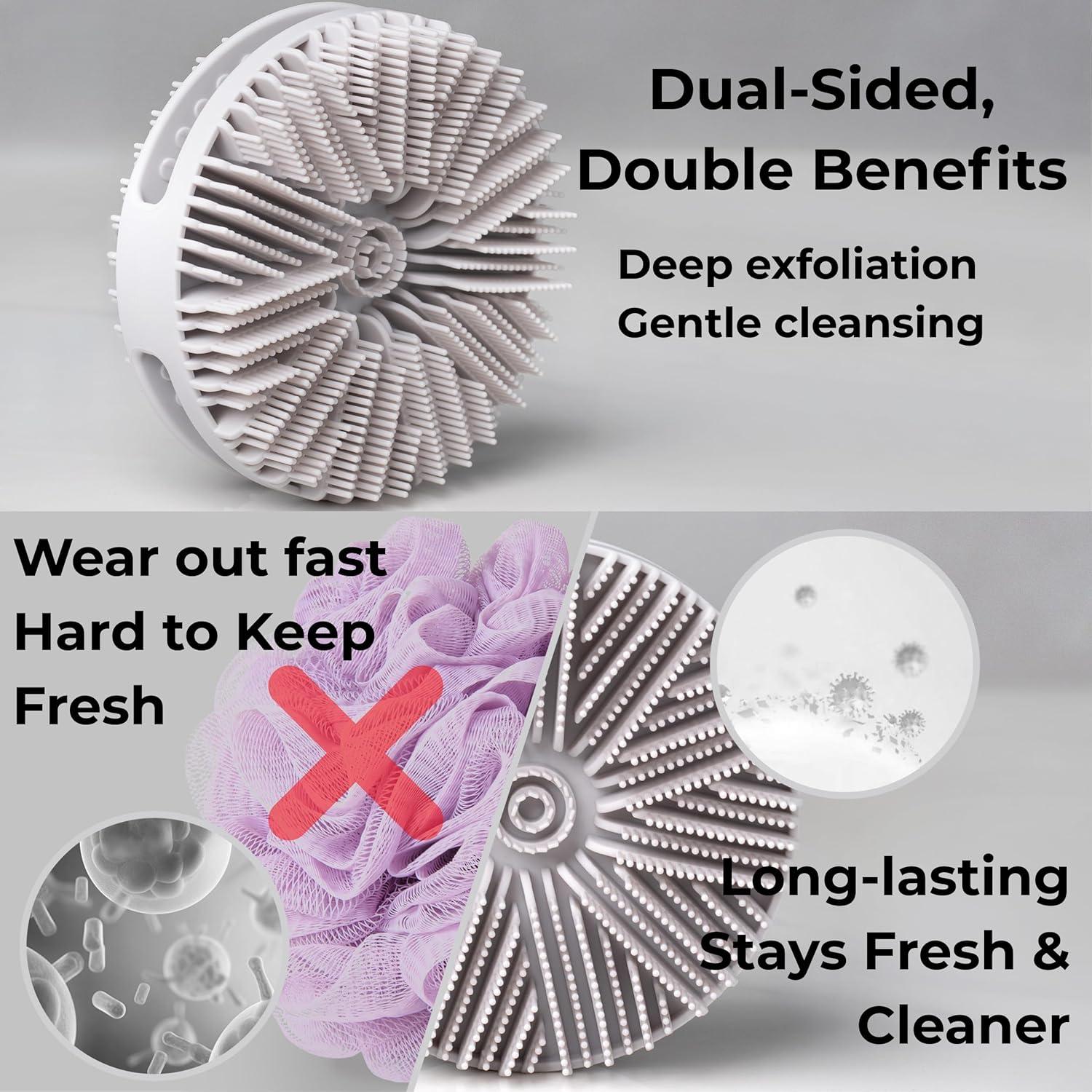 Juego de Exfoliantes Corporales de Silicona SelectShen - Suave y Ecológico