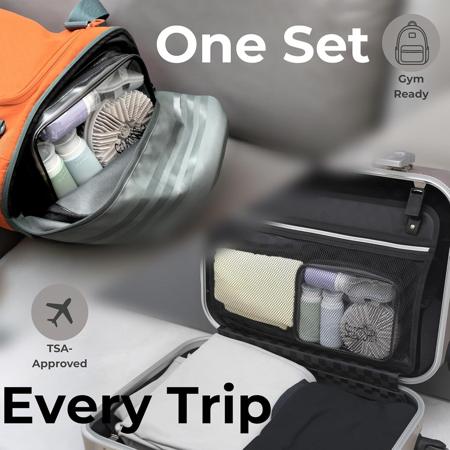 Juego de Exfoliantes Corporales de Silicona SelectShen - Suave y Ecológico