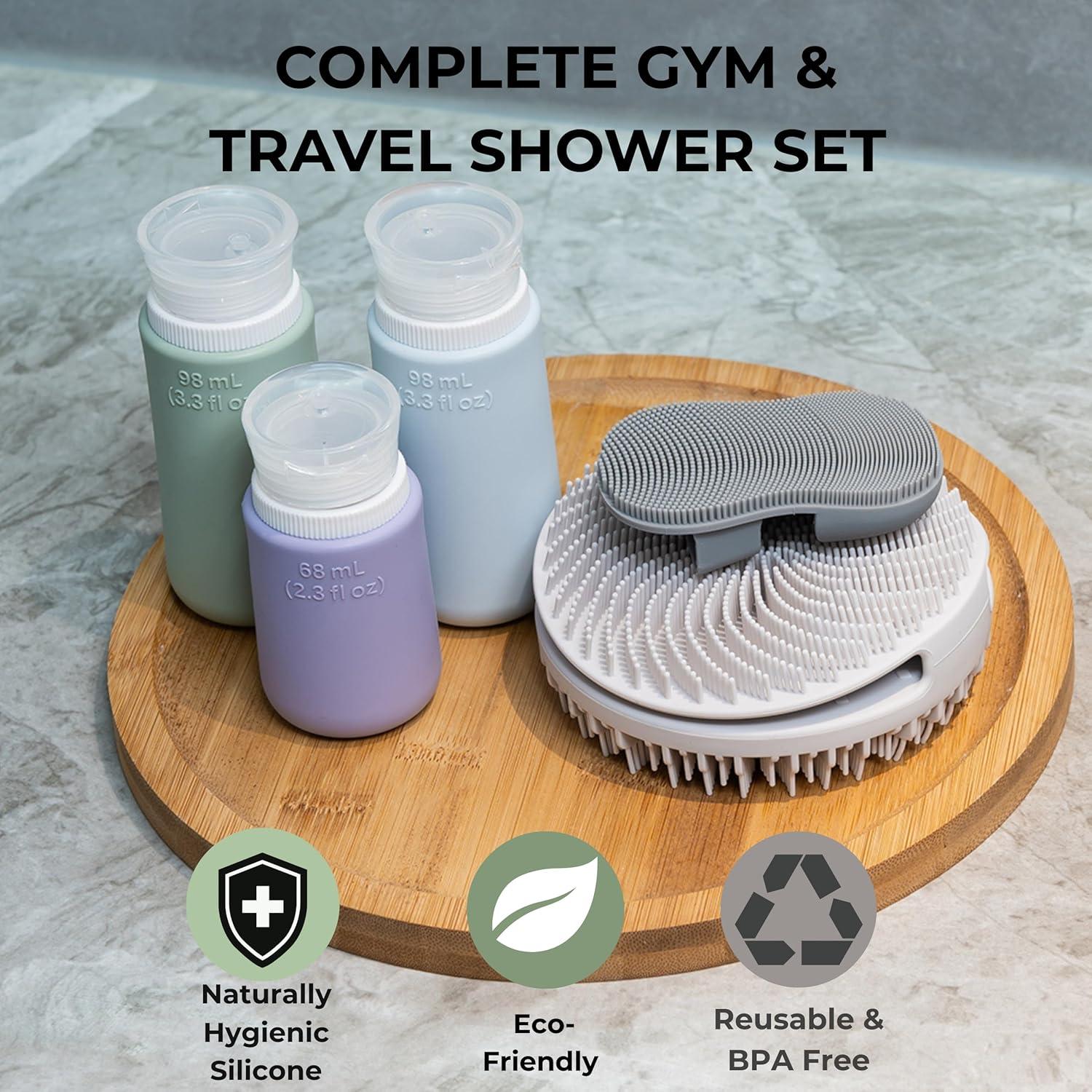 Juego de Exfoliantes Corporales de Silicona SelectShen - Suave y Ecológico