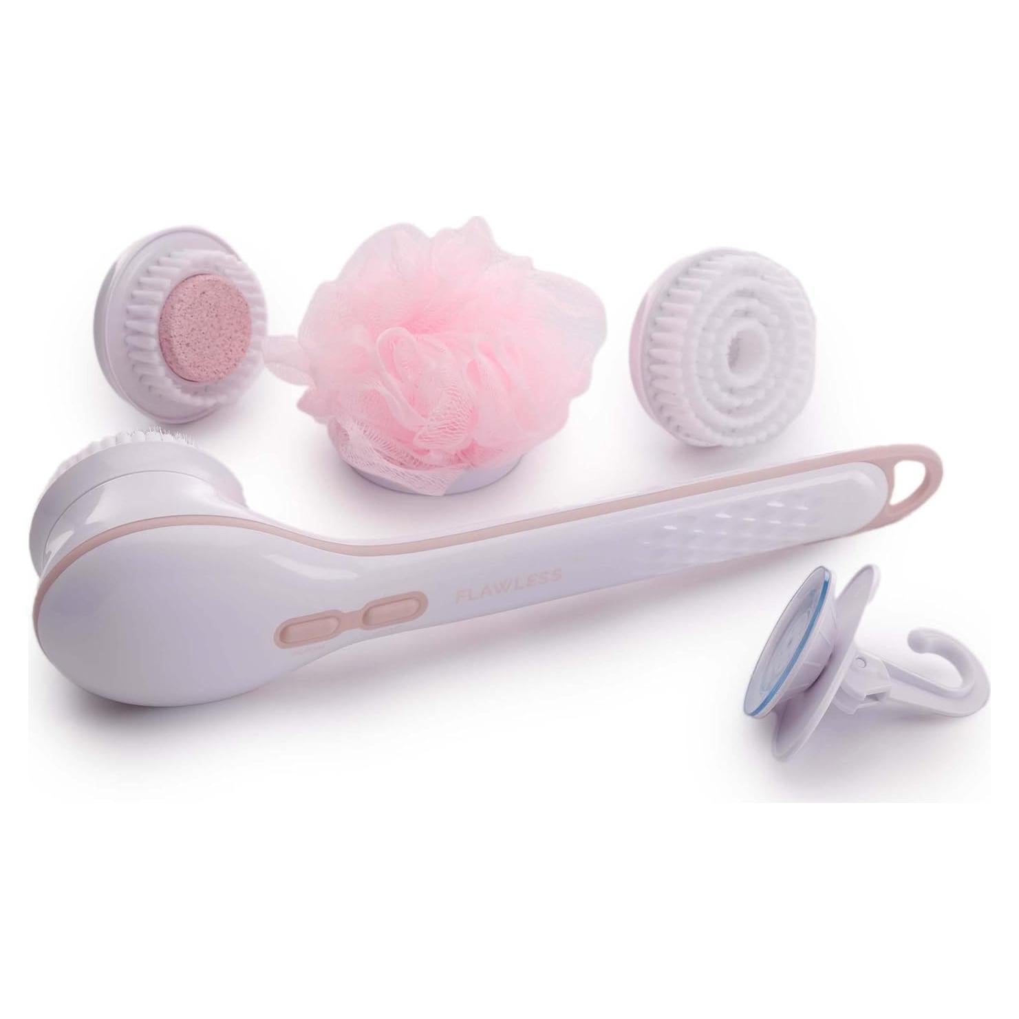 Cepillo Corporal Eléctrico Flawless Cleanse Spa - 3 Cabezas