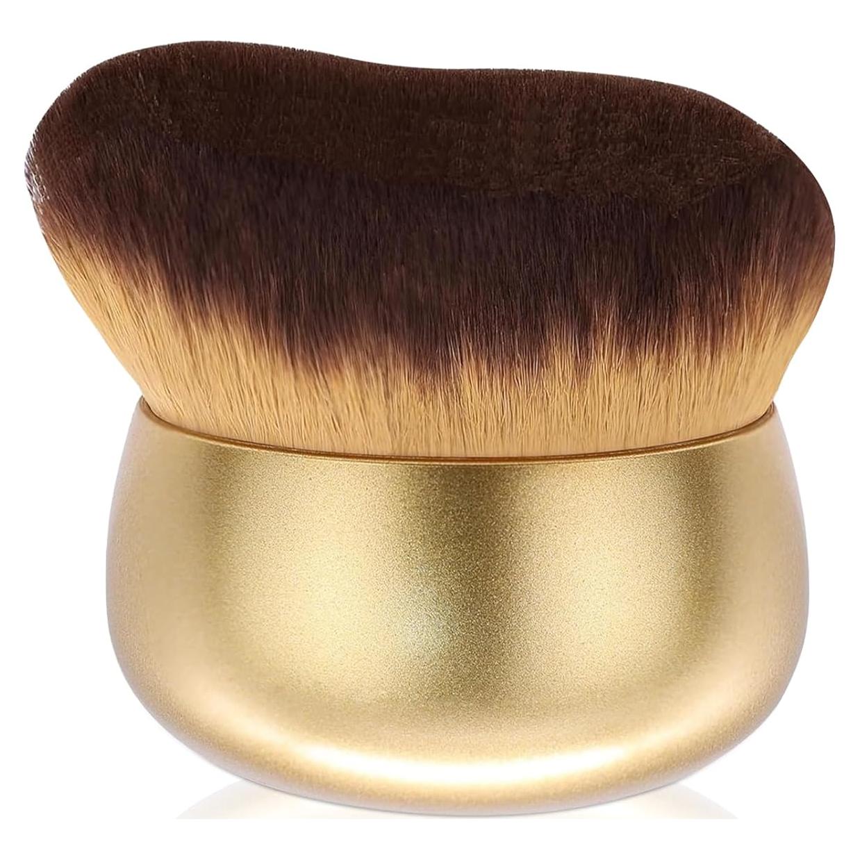 Brocha de Maquillaje Corporal MUOYID 75 mm Dorado Mate