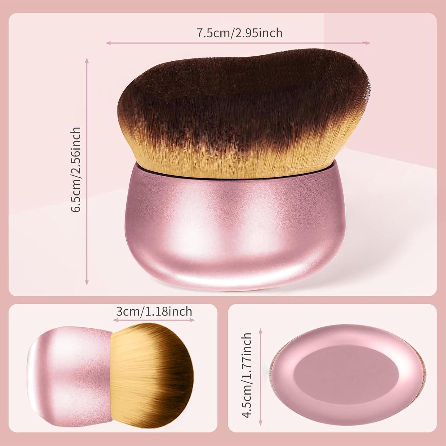 Brocha de Maquillaje Corporal MUOYID 75 mm Dorado Mate