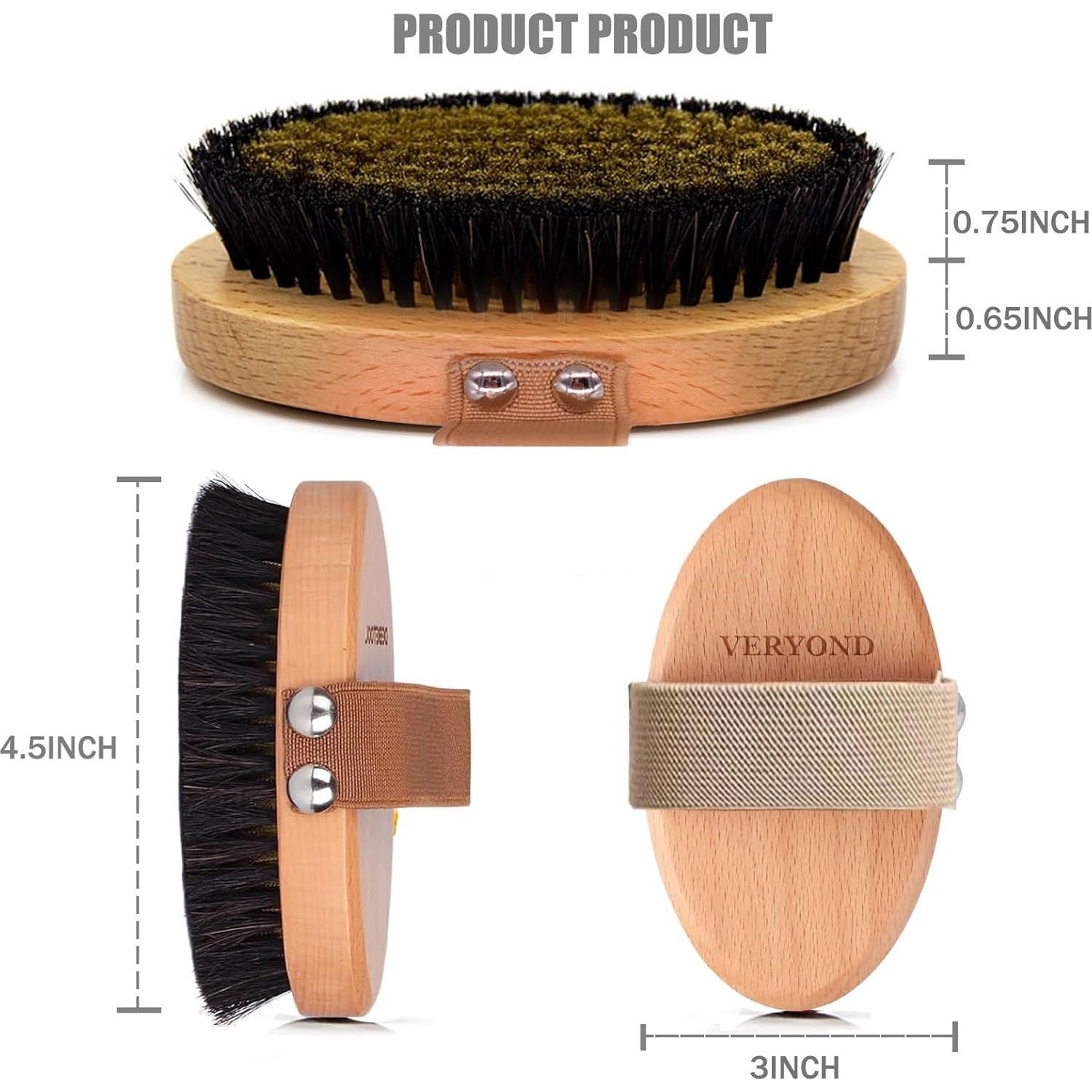 Cepillo Corporal Exfoliante Veryond con Cerdas de Cobre 11.4 cm