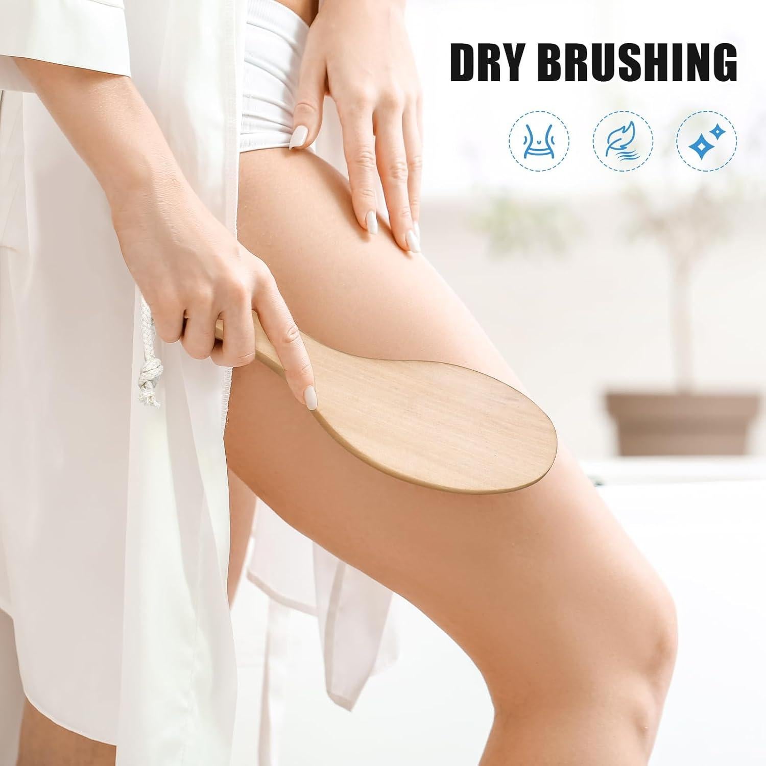 Cepillo Corporal de Cerda de Jabalí Ancable - Exfoliante Natural