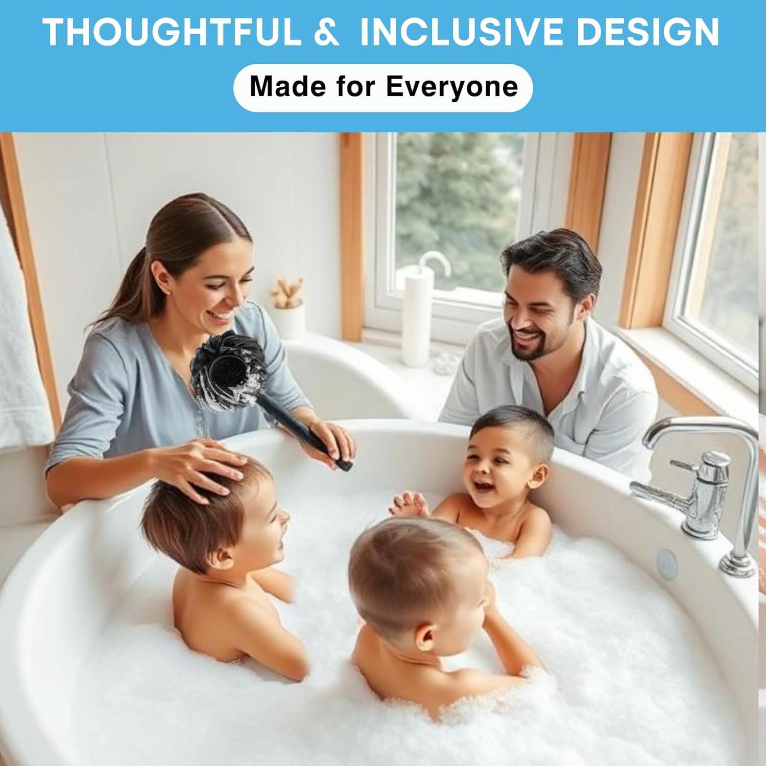 Esponja de Lufa con Mango Largo y Cepillo Exfoliante Tilcare