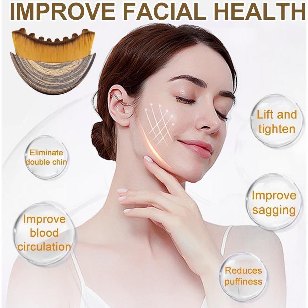 Cepillo Facial Drenaje Linfático Yuequle - 1 Pieza Ergonómico