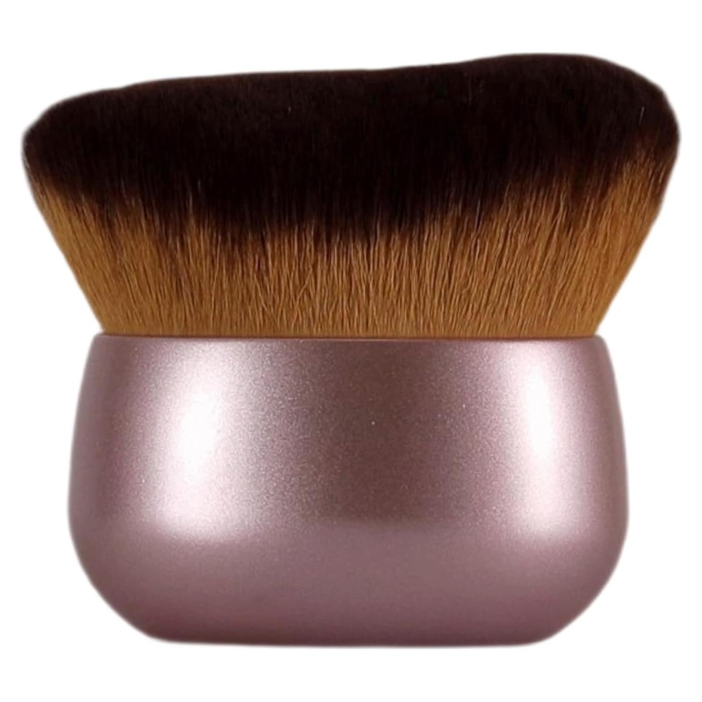 Brocha Kabuki Extra Grande HEYOTECK 75mm Oro Rosa