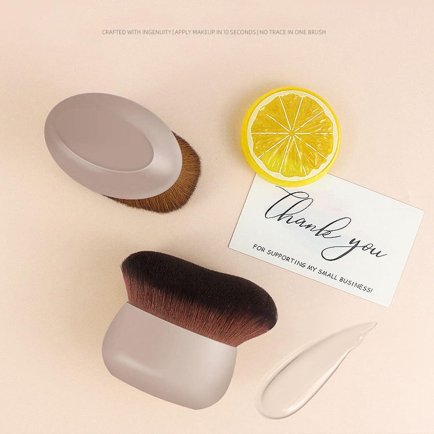 Brocha Kabuki KINGMAS Extra Grande para Autobronceador 76mm