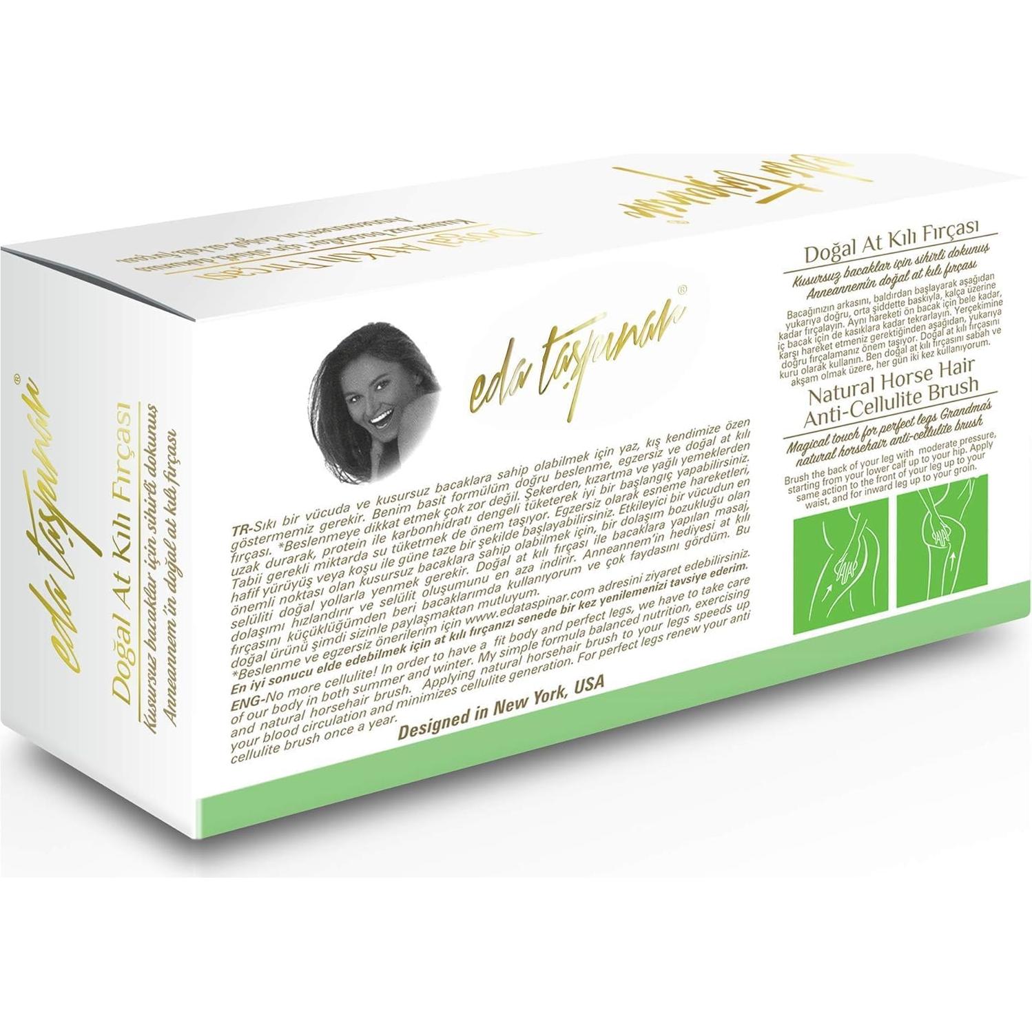 Cepillo Exfoliante Corporal EDA Taspinar Natural 13.9x7.7cm