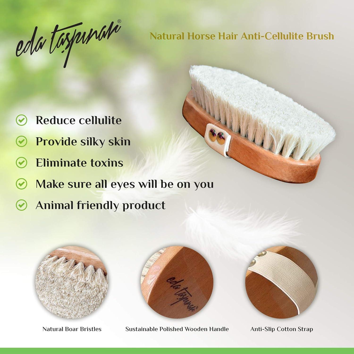 Cepillo Exfoliante Corporal EDA Taspinar Natural 13.9x7.7cm