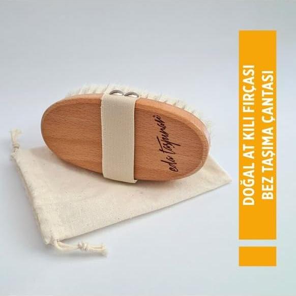 Cepillo Exfoliante Corporal EDA Taspinar Natural 13.9x7.7cm