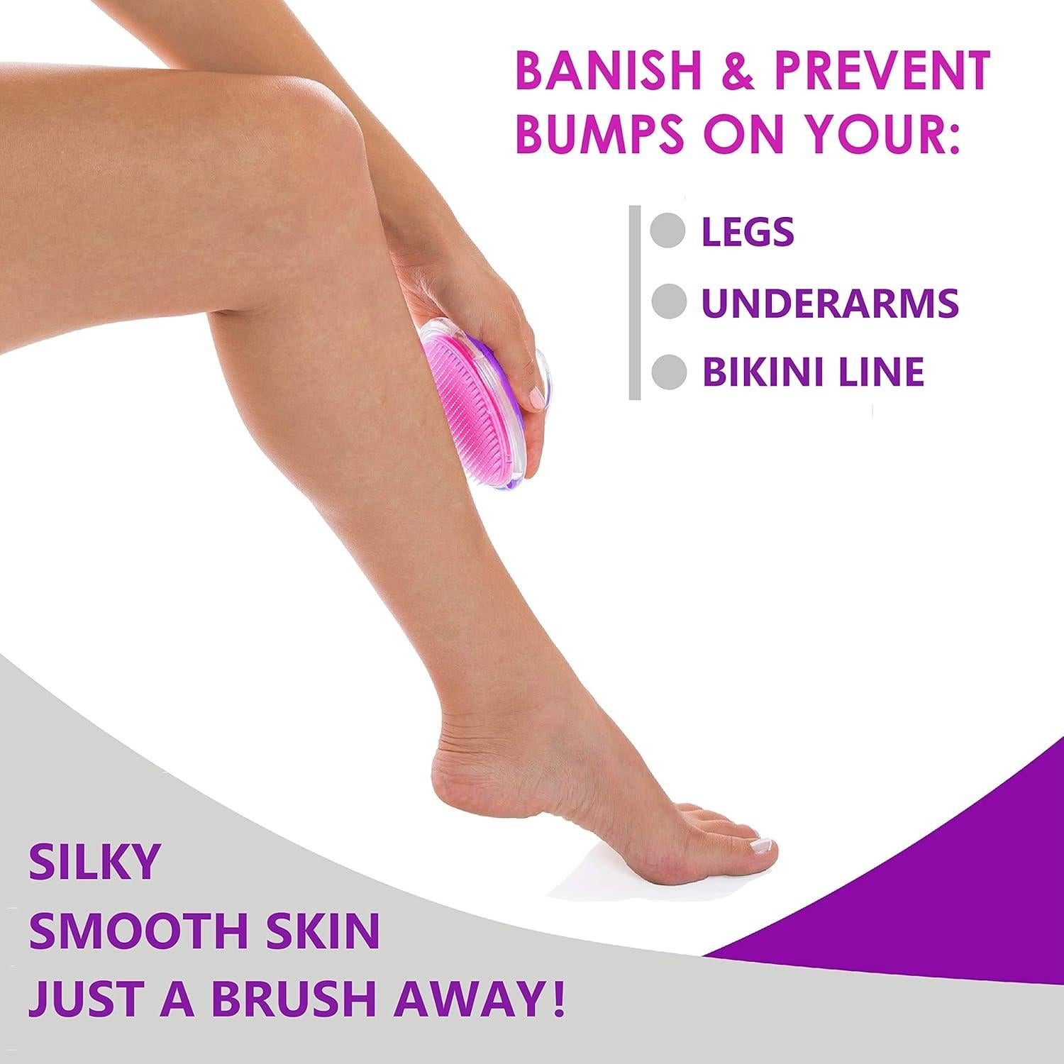 Dylonic Set de 3 Cepillos Exfoliantes para Cuerpo y Cara