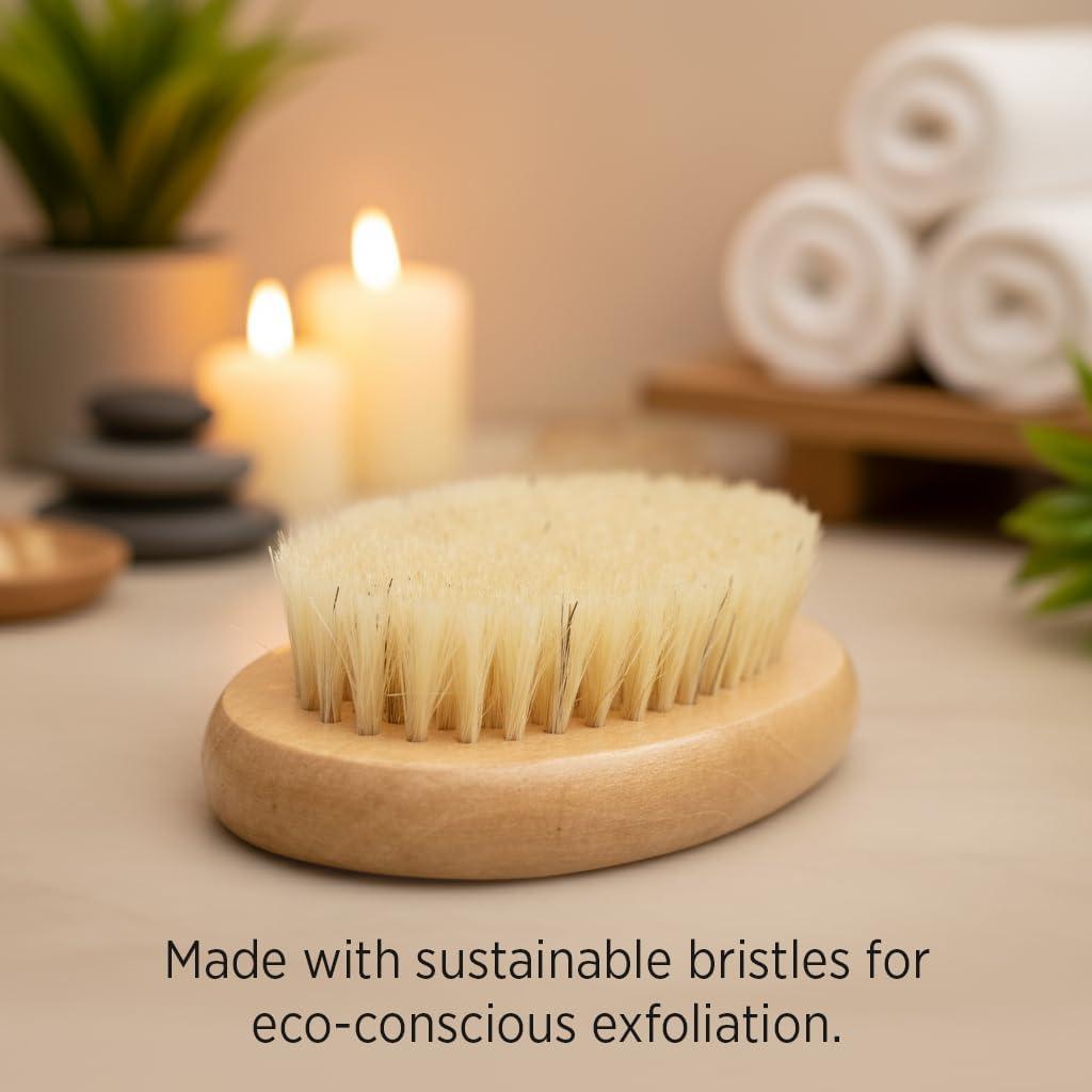 Cepillo Seco Terapéutico Tiger Tail - Exfoliante y Masaje