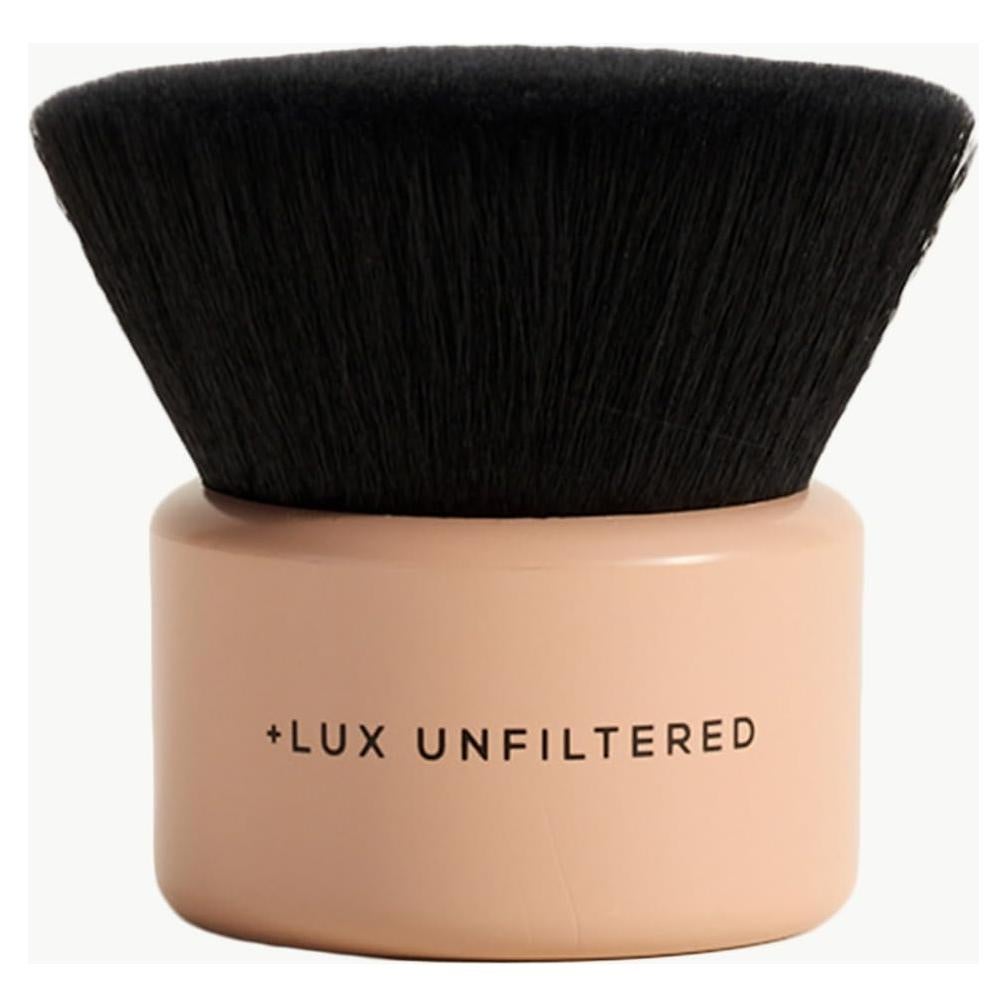 Brocha Corporal Kabuki Lux Unfiltered - Cerdas Sintéticas Veganas