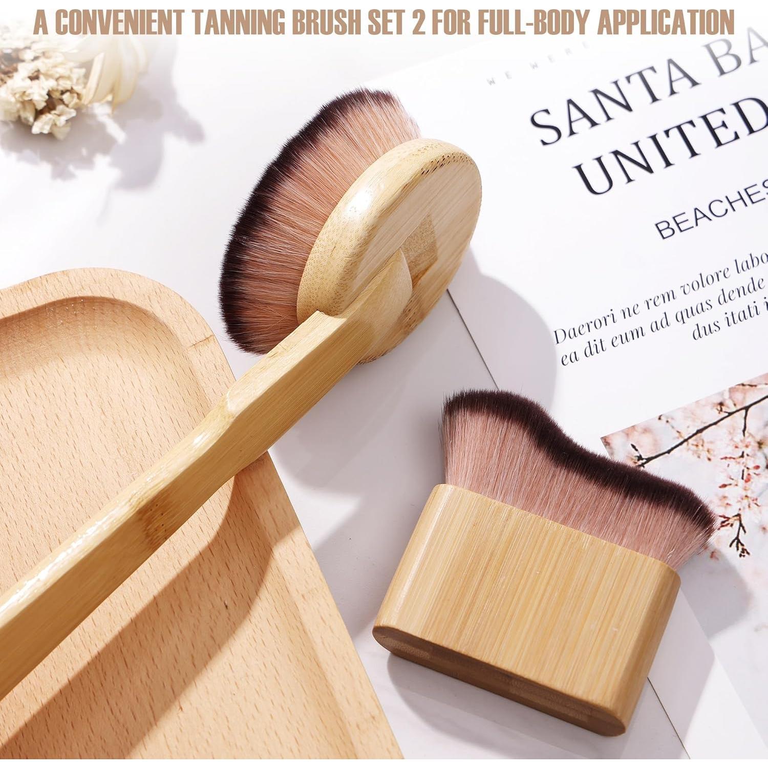 Set de Brochas de Autobronceador EVYTTA - 2 Piezas