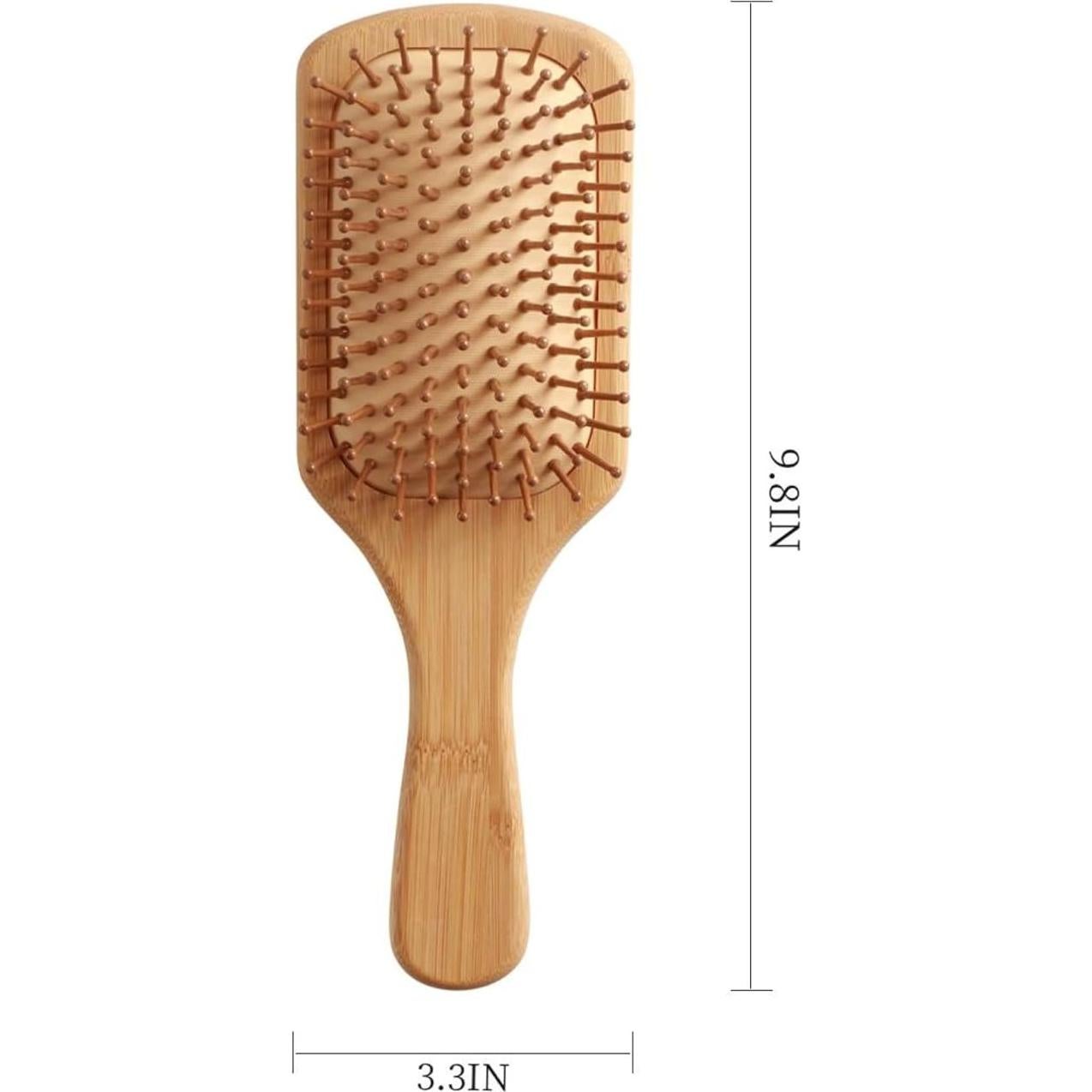 Cepillo Desenredante de Bambú Lemon Hill - Ecológico y Anti-Frizz