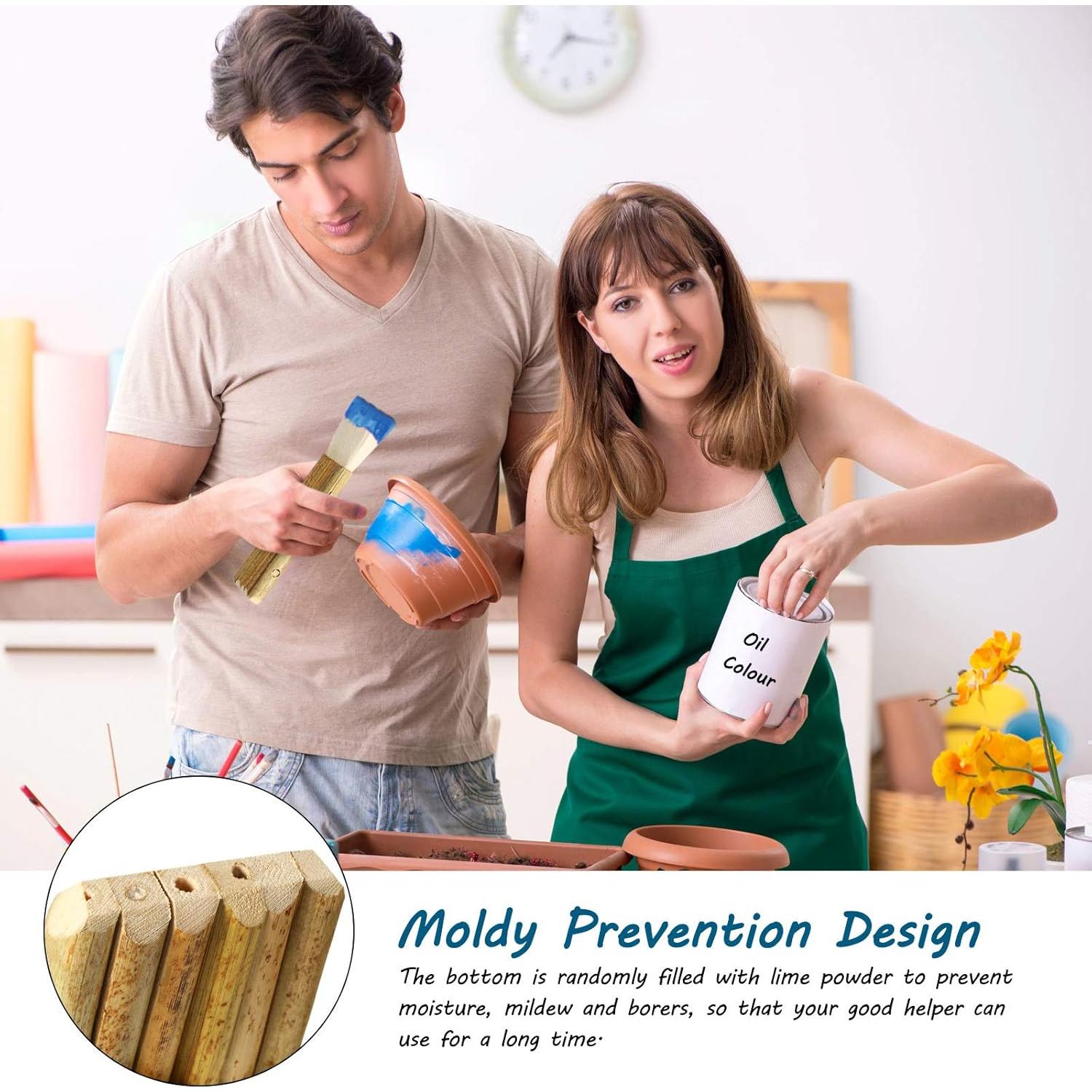 Set de 2 Pinceles Hake Tenare de Bambú para Acuarela