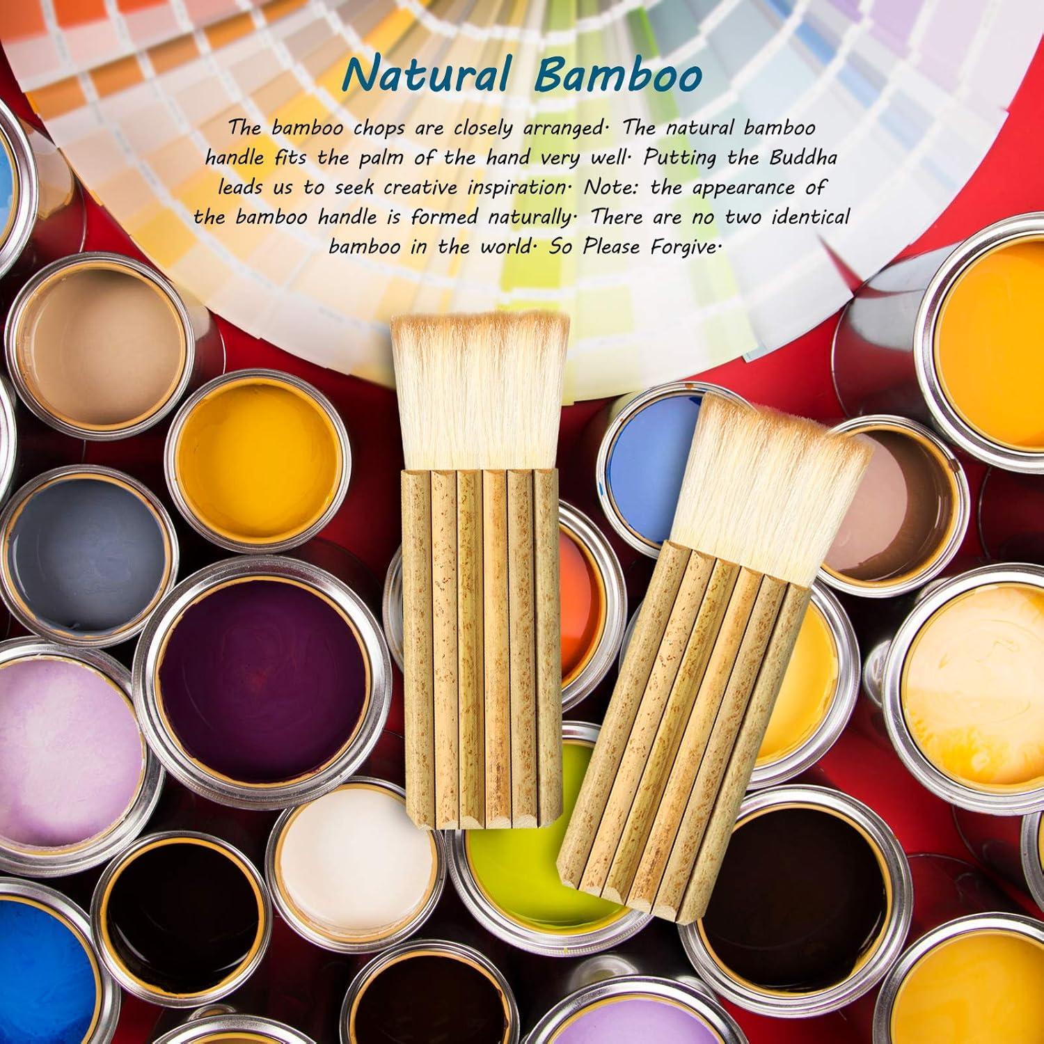 Set de 2 Pinceles Hake Tenare de Bambú para Acuarela