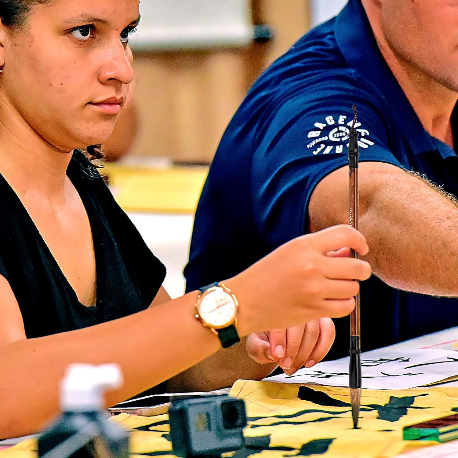 Juego de Pinceles de Caligrafía China DIUDIU CAT - 10 Piezas