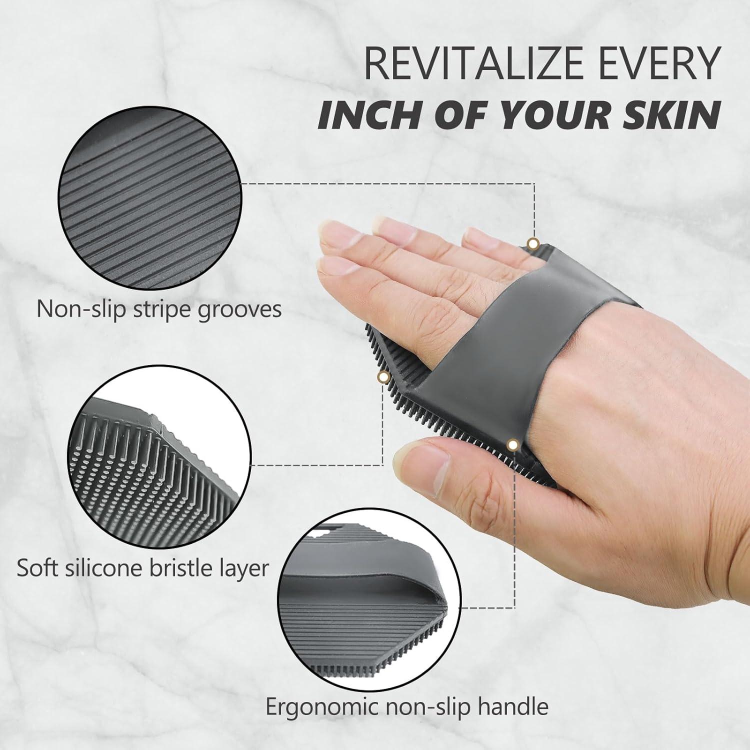 Esponjas de Silicona para el Cuerpo CAMENDE - 2 Unidades Exfoliantes