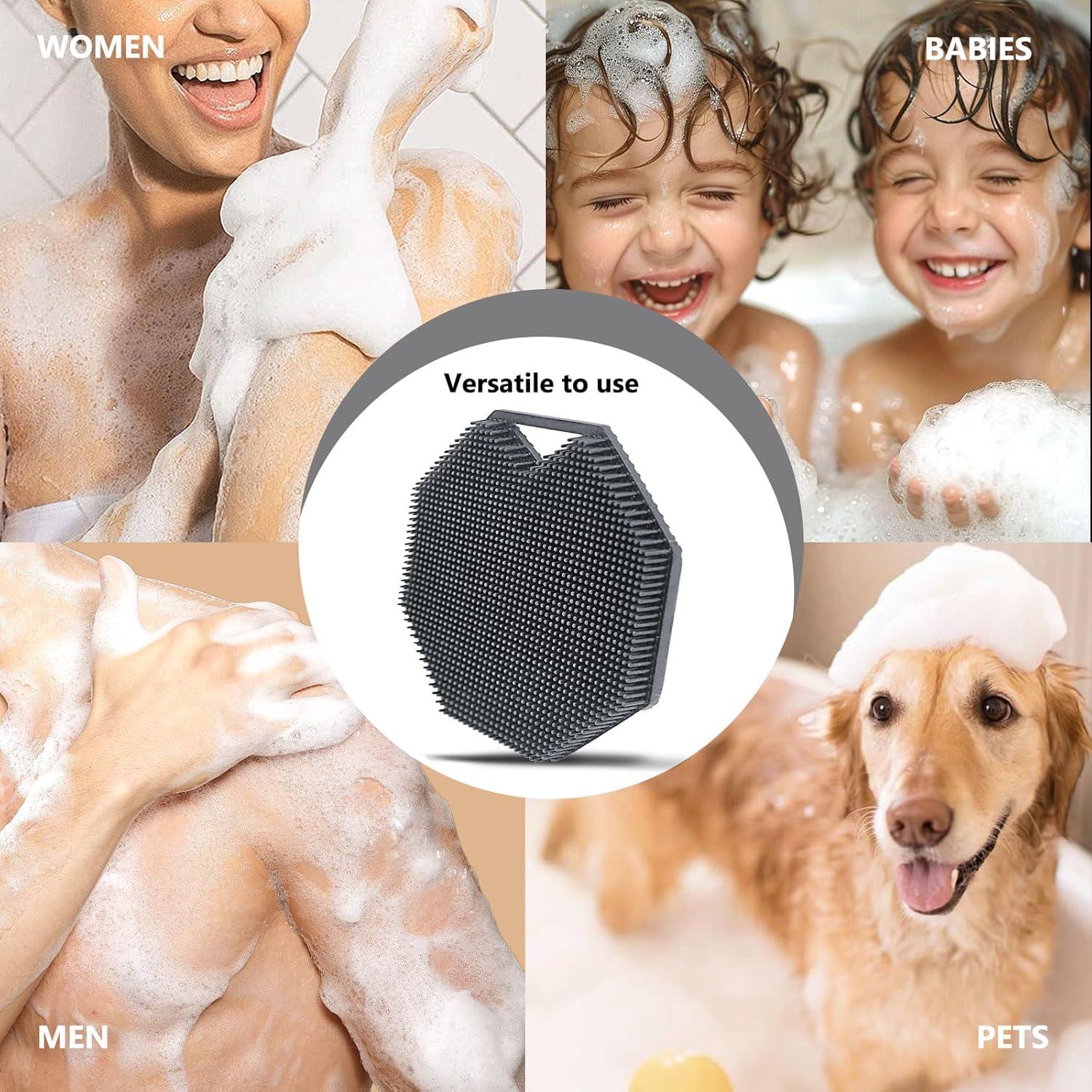 Esponjas de Silicona para el Cuerpo CAMENDE - 2 Unidades Exfoliantes