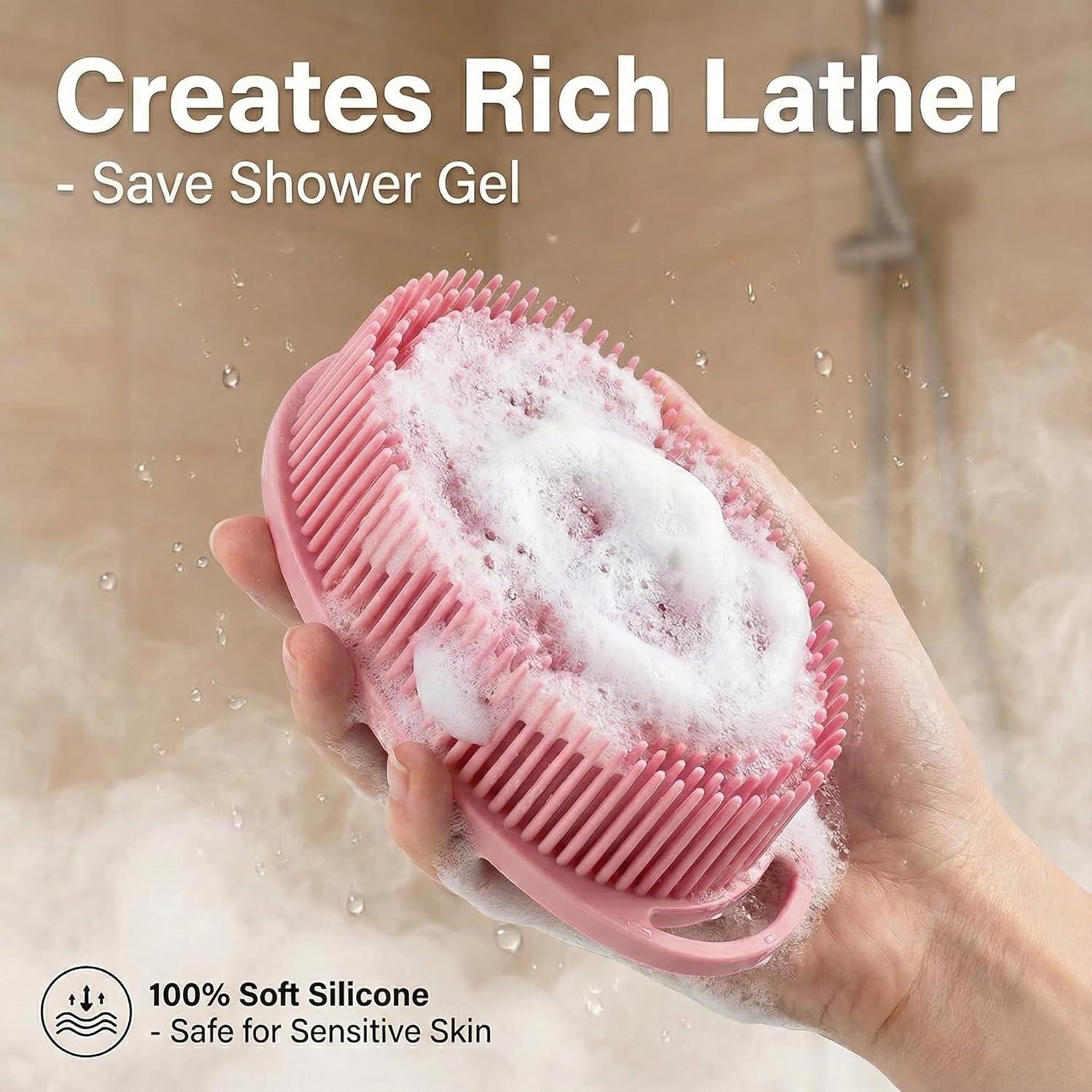 Exfoliante de Cuerpo de Silicona CamareR Paquete de 3