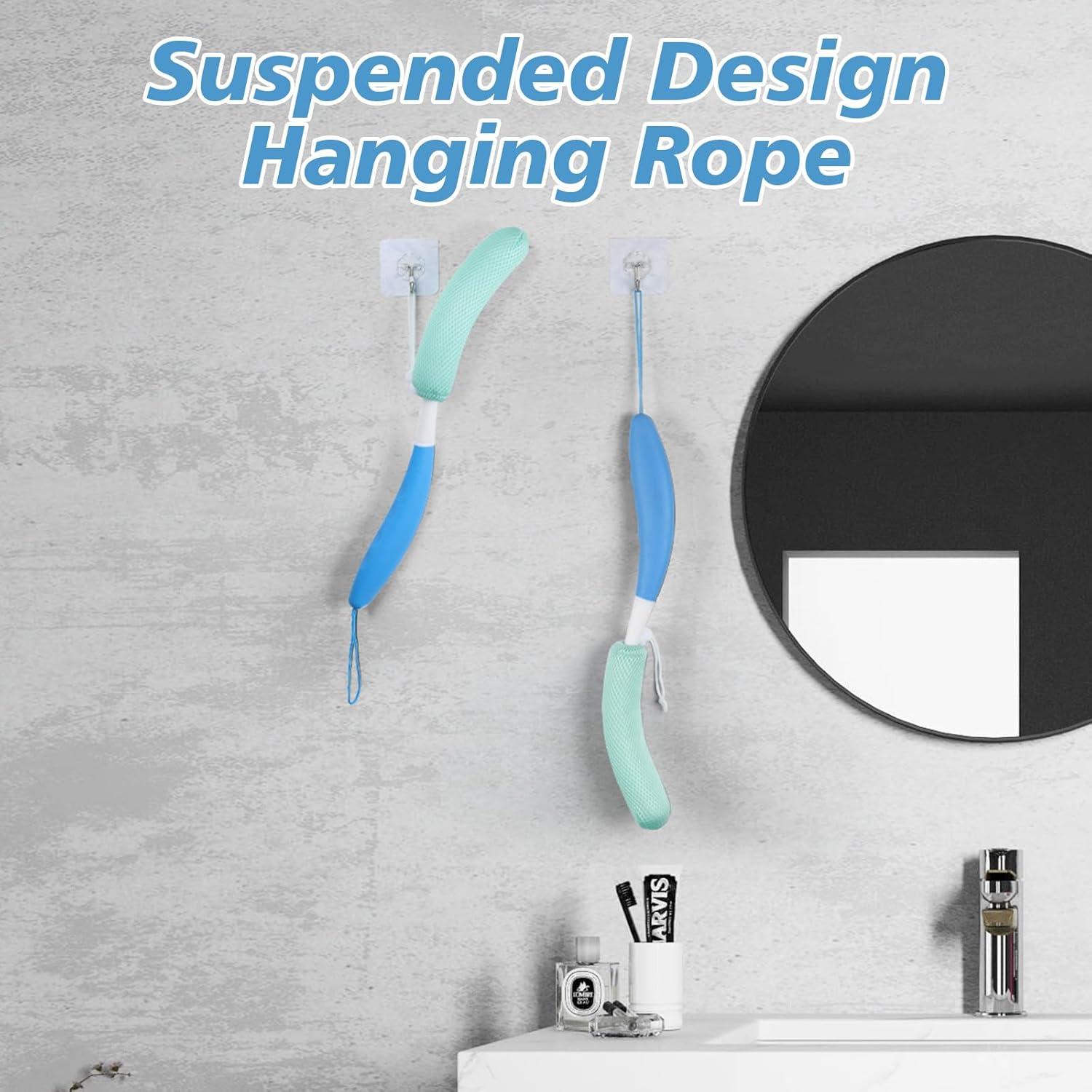 Cepillo de Baño KkaFFe con Mango Largo Curvado 38 cm