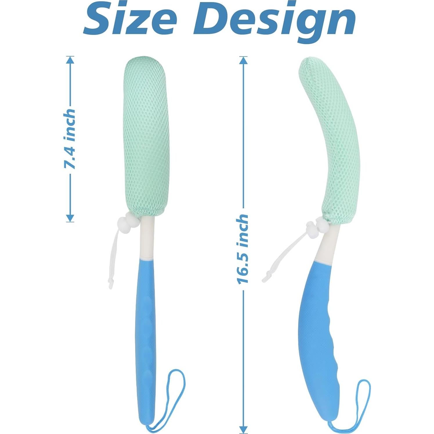 Cepillo de Baño KkaFFe con Mango Largo Curvado 38 cm