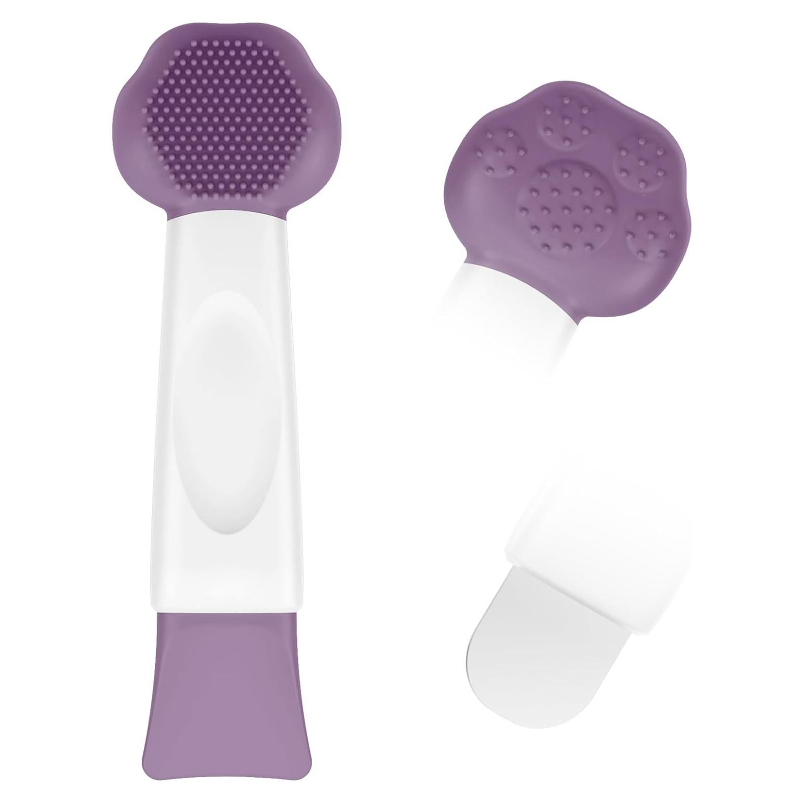 Exfoliador Facial 3 en 1 Sookga Silicona Púrpura