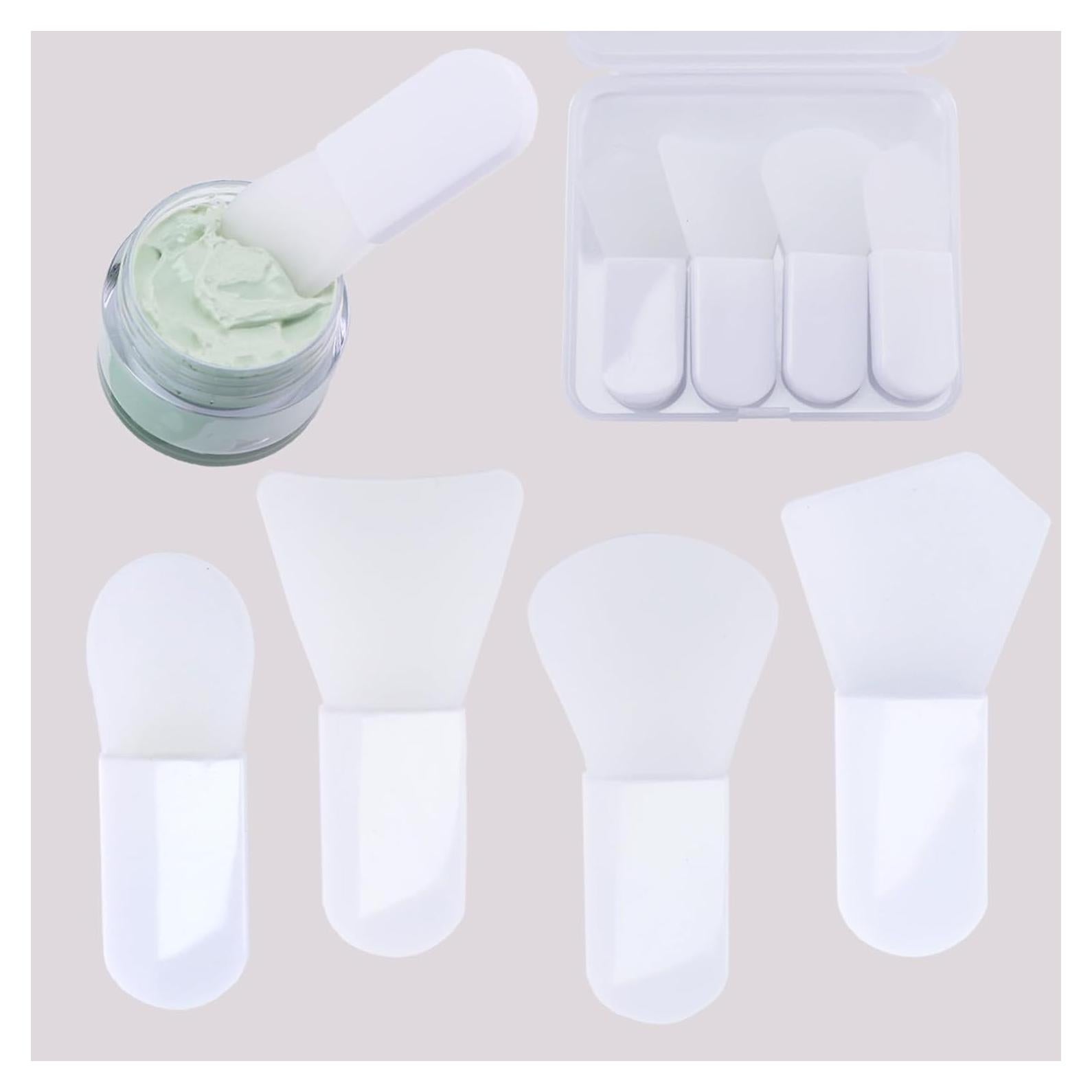 Juego de 4 Brochas de Silicona GIYAWA para Mascarillas Faciales