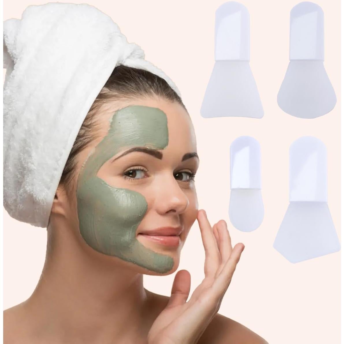 Juego de 4 Brochas de Silicona GIYAWA para Mascarillas Faciales