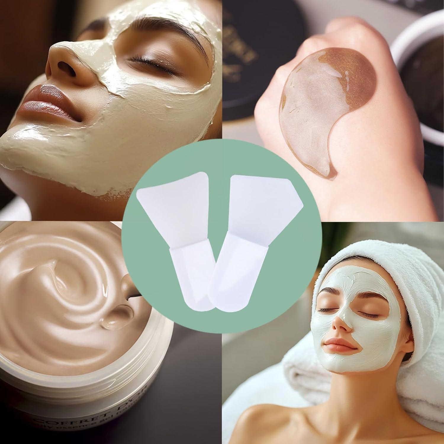 Juego de 4 Brochas de Silicona GIYAWA para Mascarillas Faciales