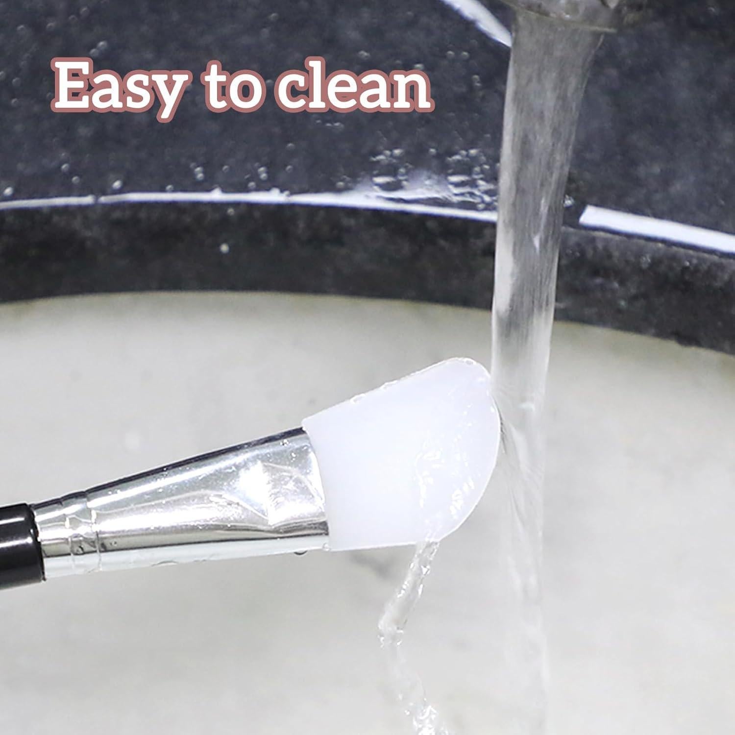 Juego de 7 Aplicadores de Mascarilla Facial de Silicona FdcZeyxior