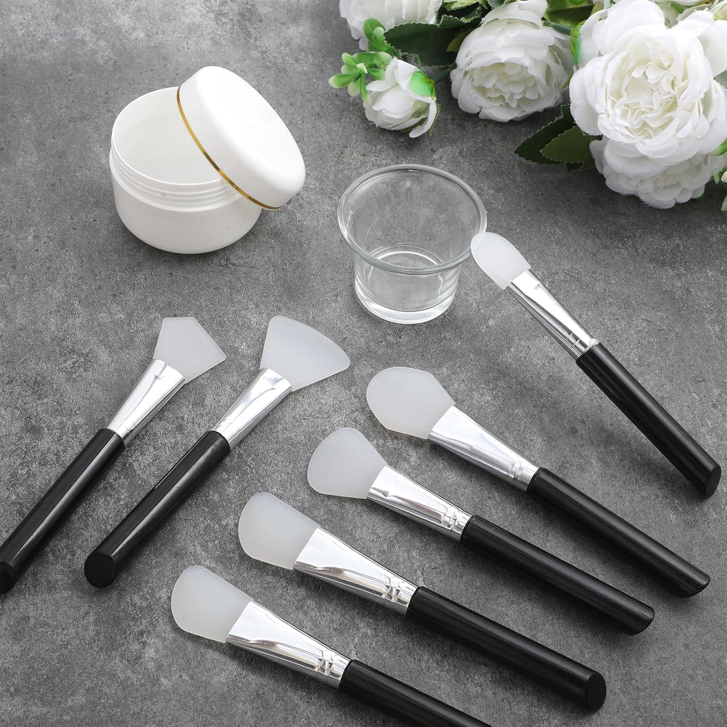 Juego de 7 Aplicadores de Mascarilla Facial de Silicona FdcZeyxior