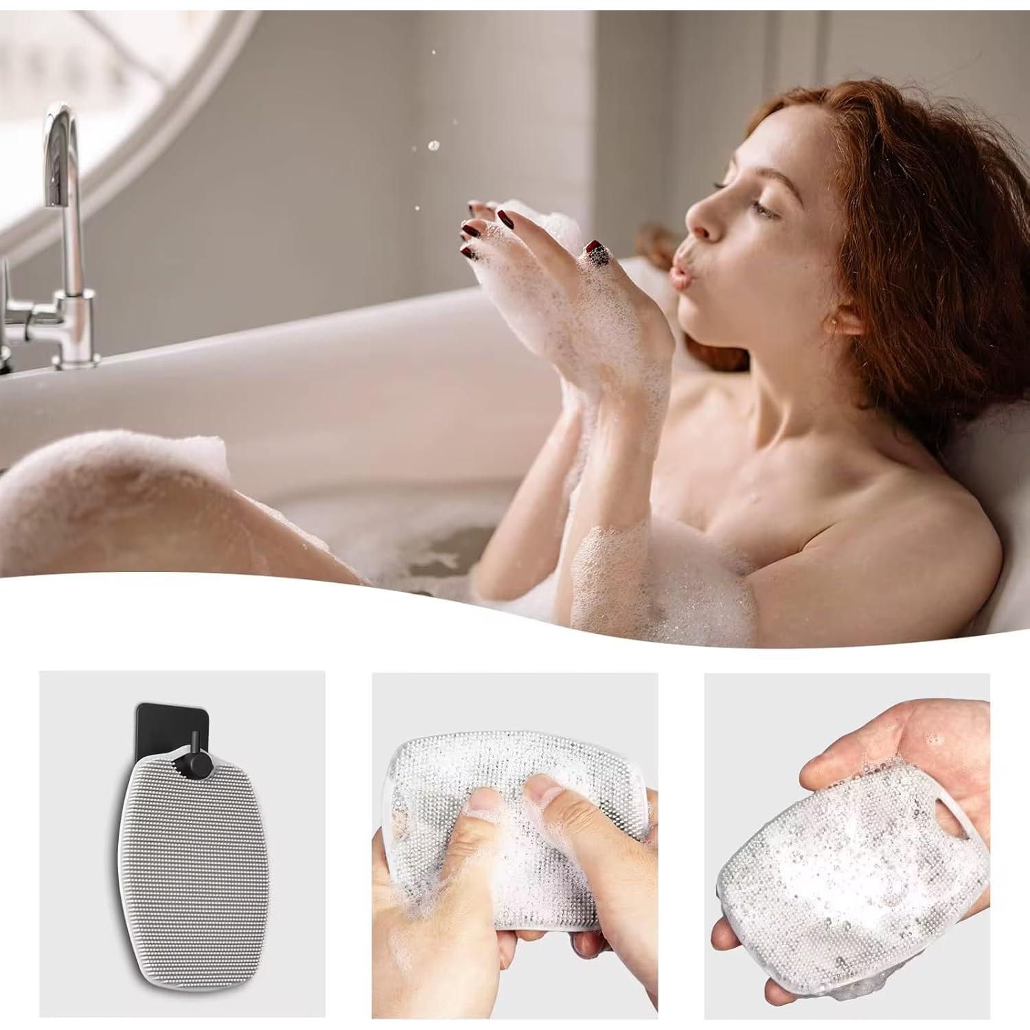 Exfoliador Corporal de Silicona ARCLEANSE - Doble Cara, Higiénico