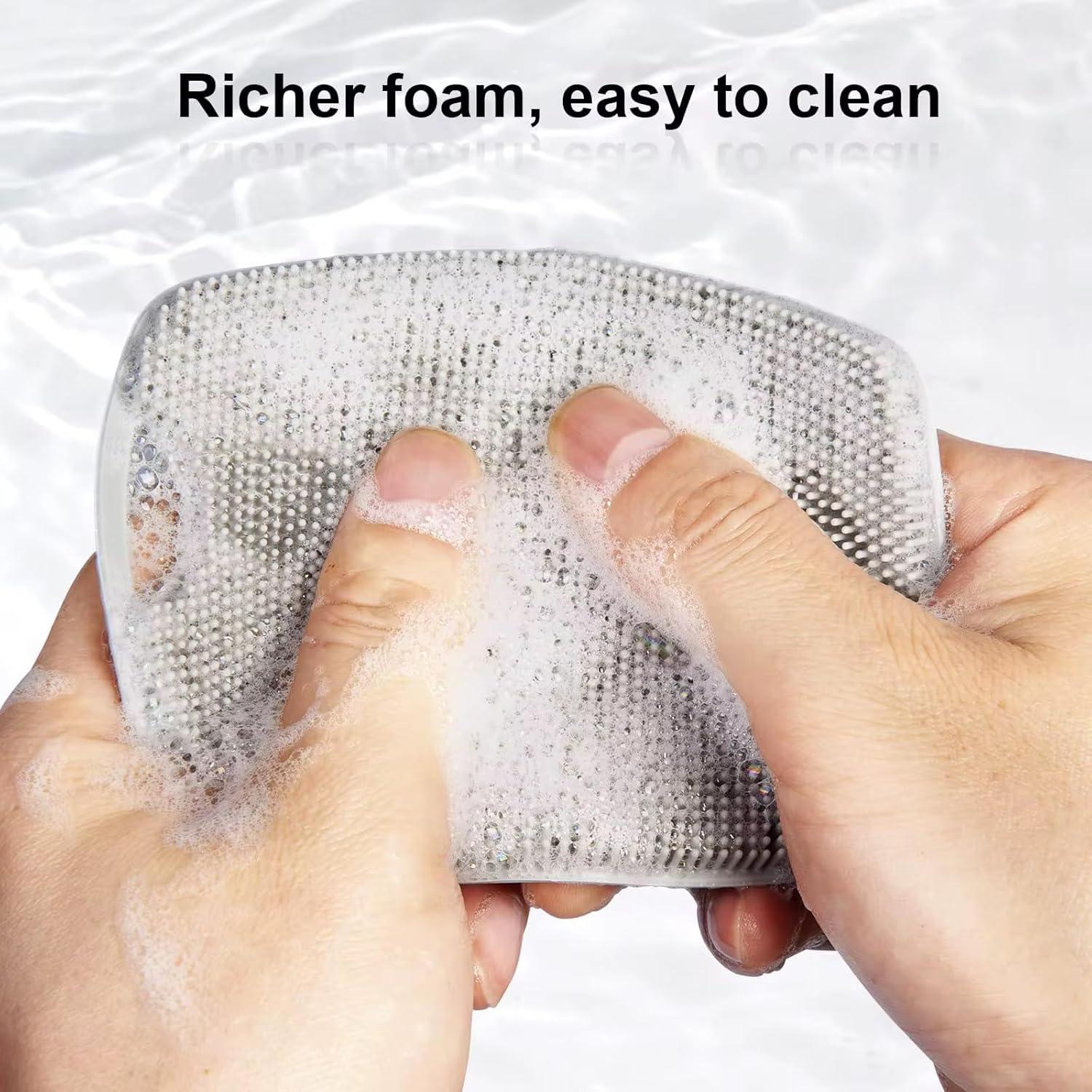 Exfoliador Corporal de Silicona ARCLEANSE - Doble Cara, Higiénico