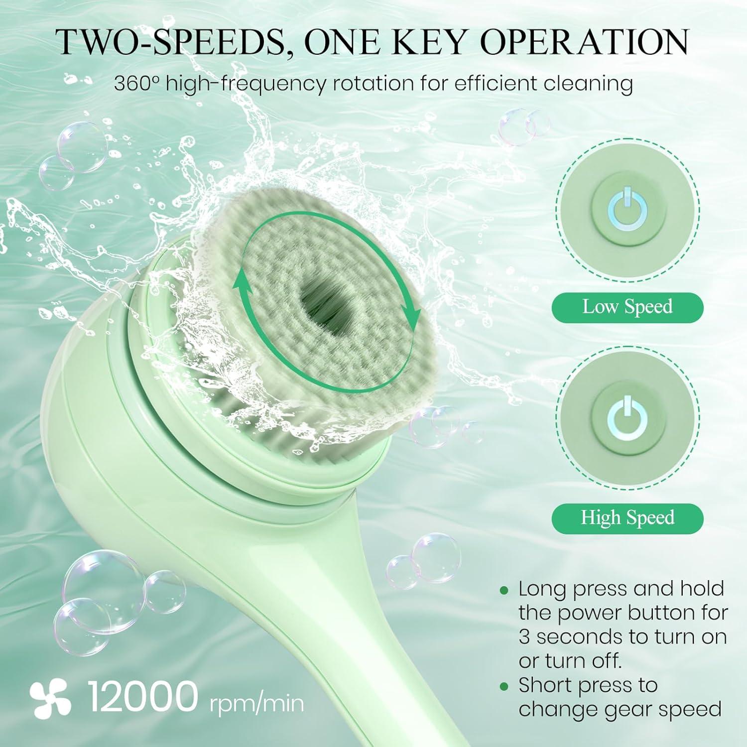 Cepillo Corporal Eléctrico Suteng 5 en 1 Impermeable IPX7